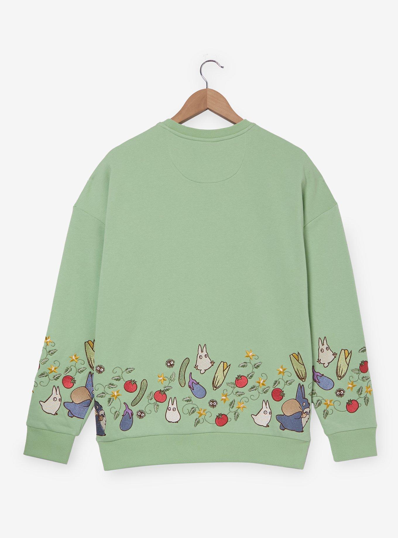 Studio Ghibli&reg; My Neighbor Totoro Veggies Embroidered Crewneck &mdash; BoxLunch Exclusive, , hi-res
