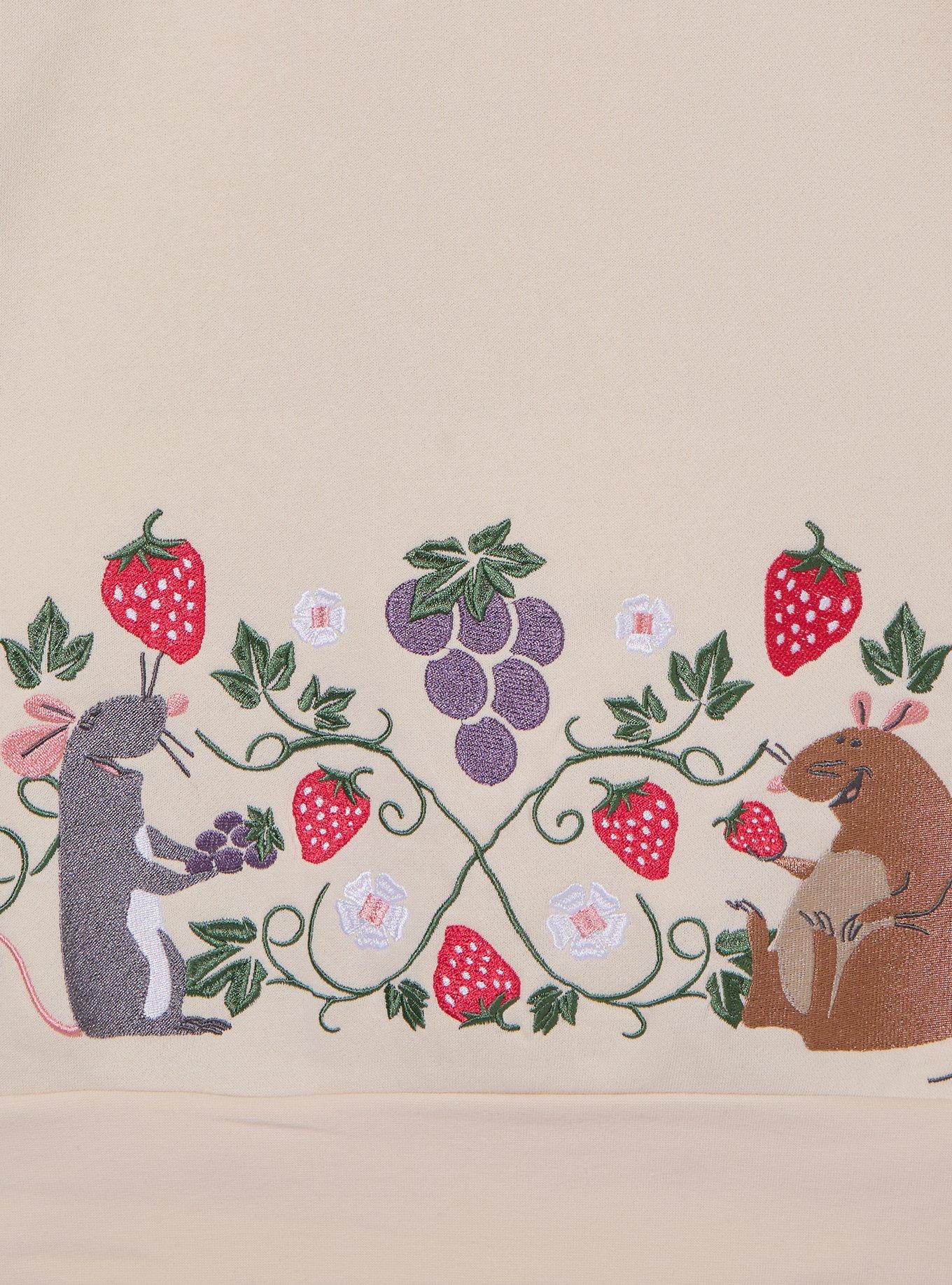 Disney Pixar Ratatouille Remy & Emile Fruit Crewneck &mdash; BoxLunch Exclusive, CREAM, alternate