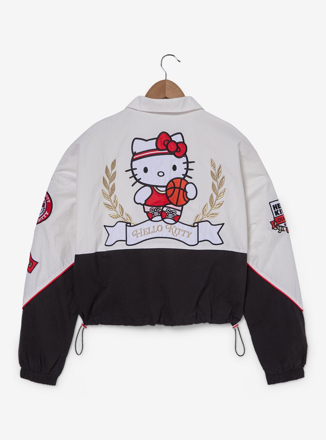 Sanrio Hello Kitty Icons Cropped Windbreaker &mdash; BoxLunch Exclusive, , hi-res