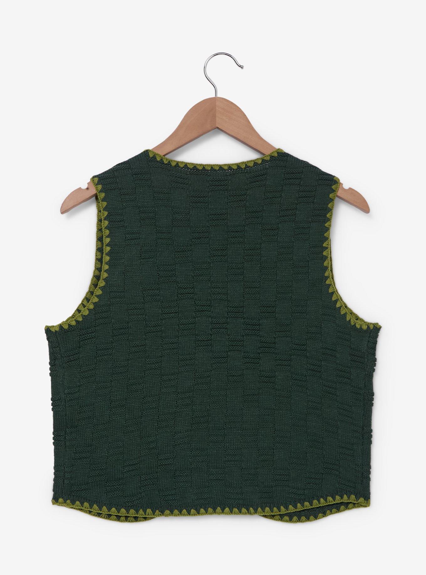 Disney Pixar A Bug's Life Floral Women's Knit Vest - BoxLunch Exclusive, , hi-res