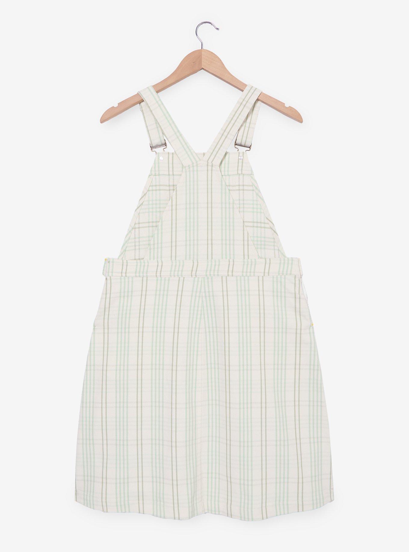 Disney Pixar A Bug's Life Plaid Overall Dress - BoxLunch Exclusive, LIGHT GREEN, alternate