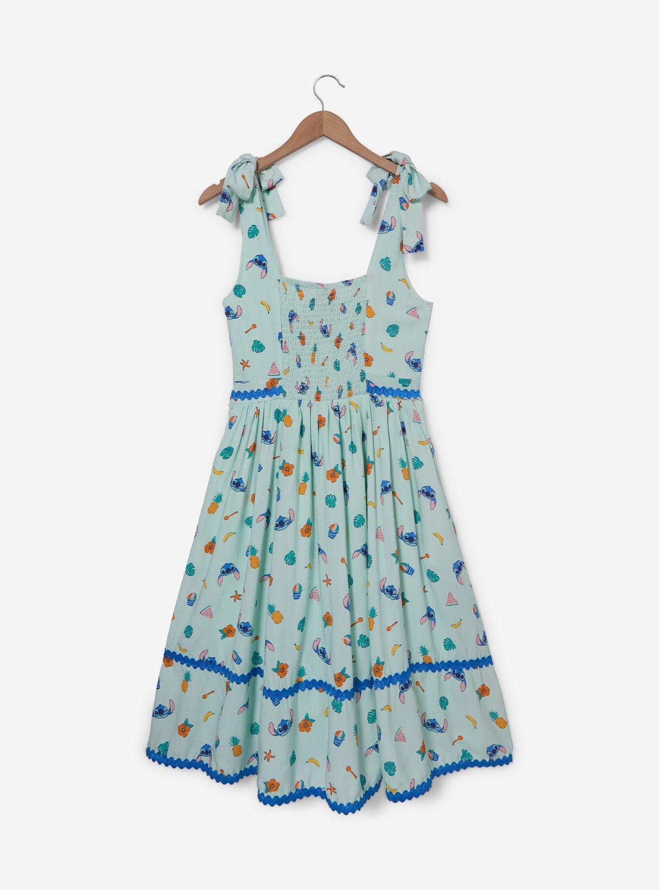 Disney Lilo & Stitch Fruit Allover Print Dress &mdash; BoxLunch Exclusive, , hi-res