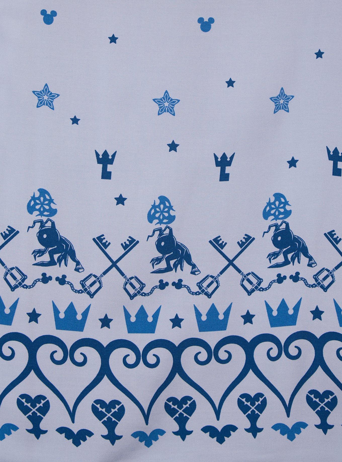 Disney Kingdom Hearts Icons Flutter Sleeve Dress - BoxLunch Exclusive, PERIWINKLE, alternate