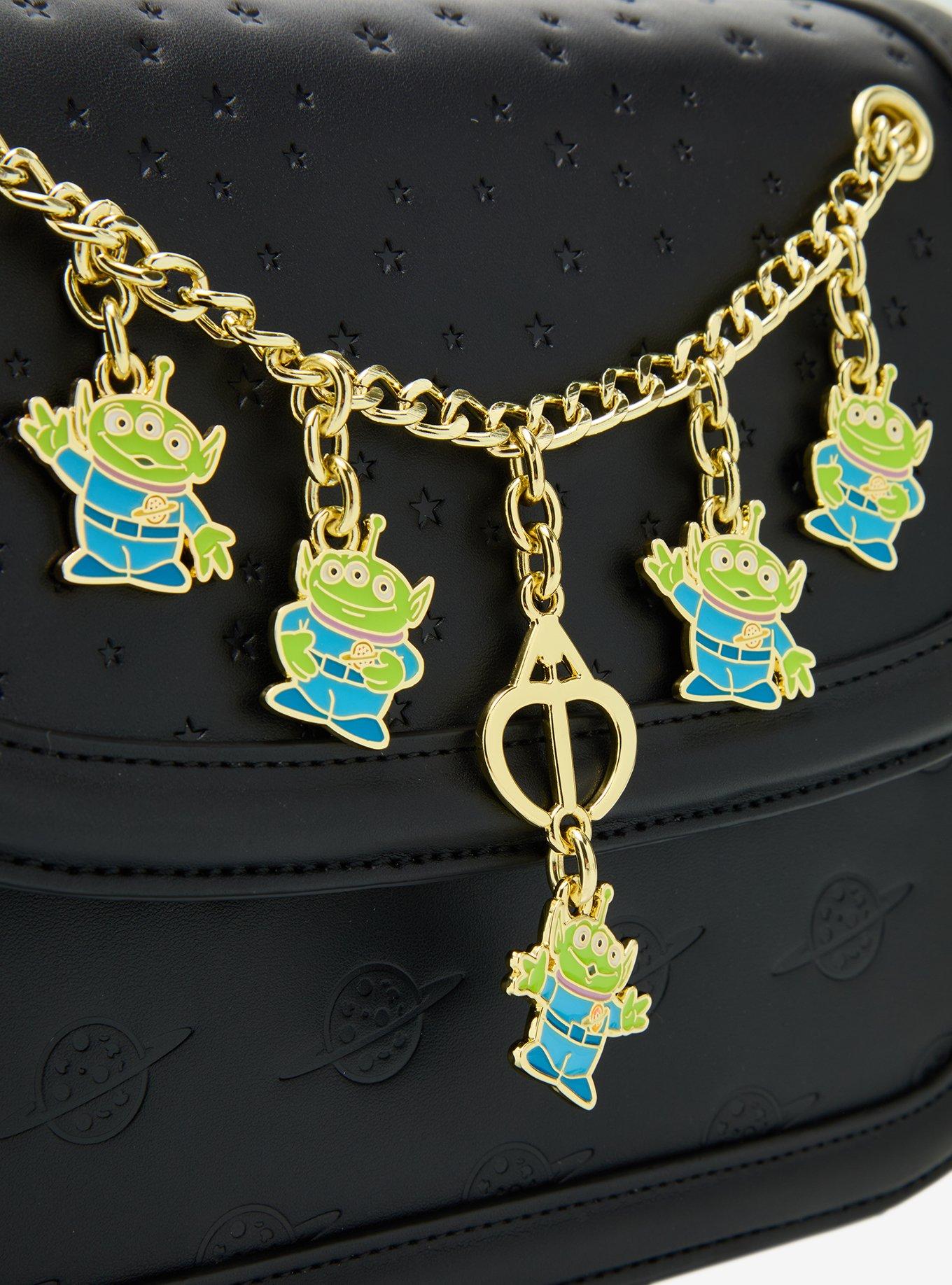 Loungefly Disney Pixar Toy Story 5 Alien Chain Crossbody Bag, , alternate