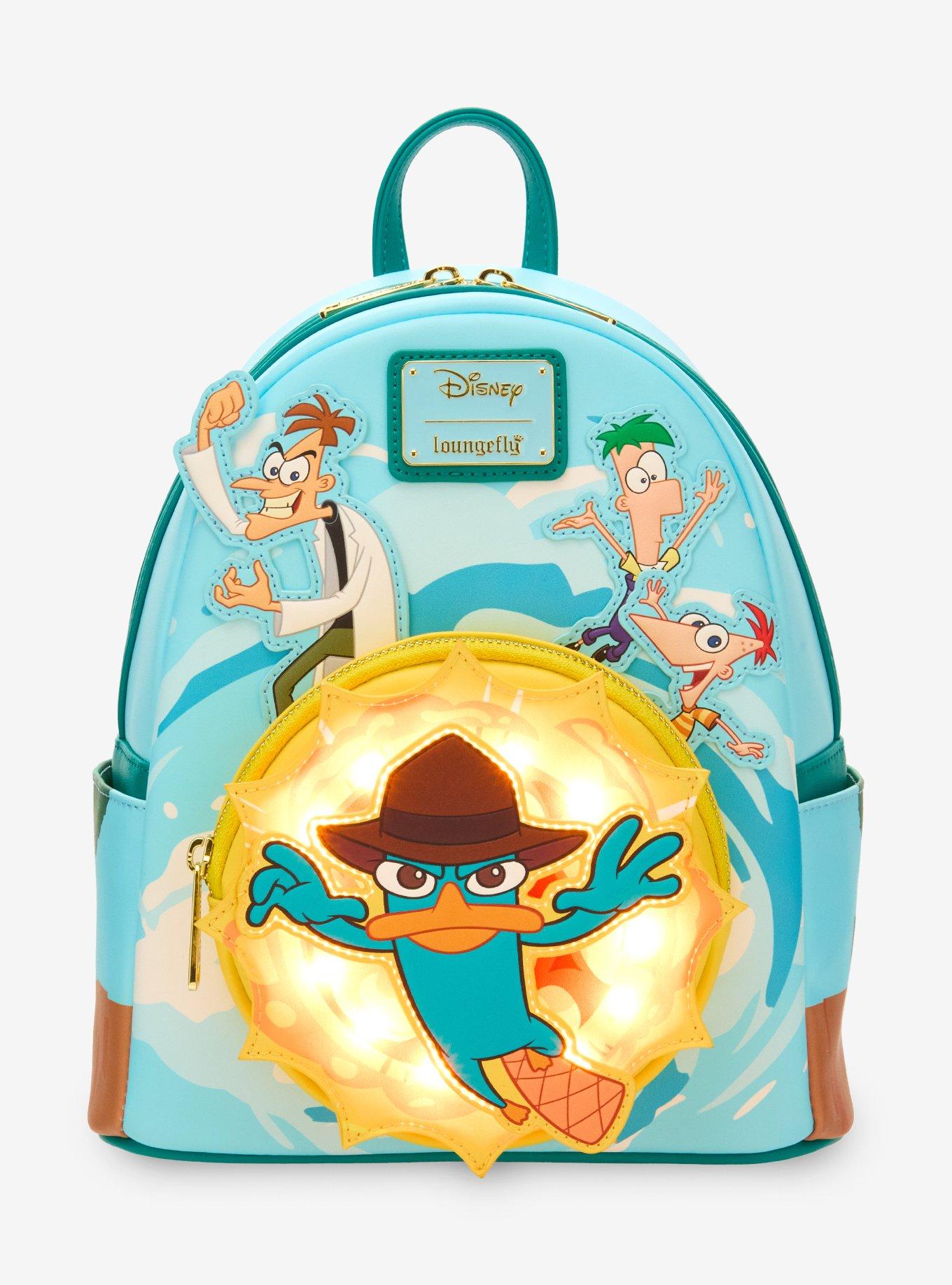 Loungefly Disney Phineas And Ferb Group Mini Backpack, , hi-res