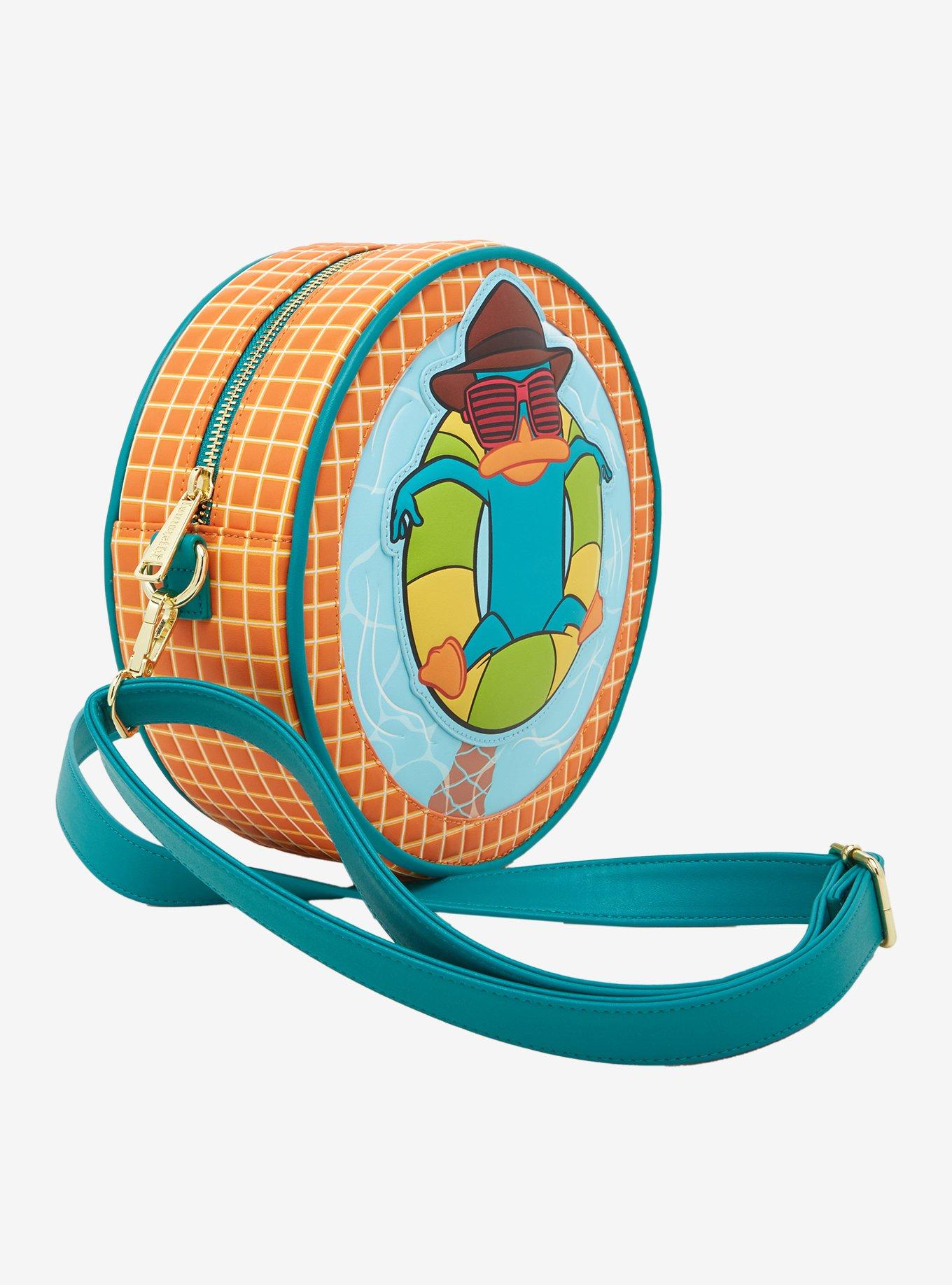 Loungefly Disney Phineas And Ferb Perry The Platypus Pool Crossbody Bag, , hi-res