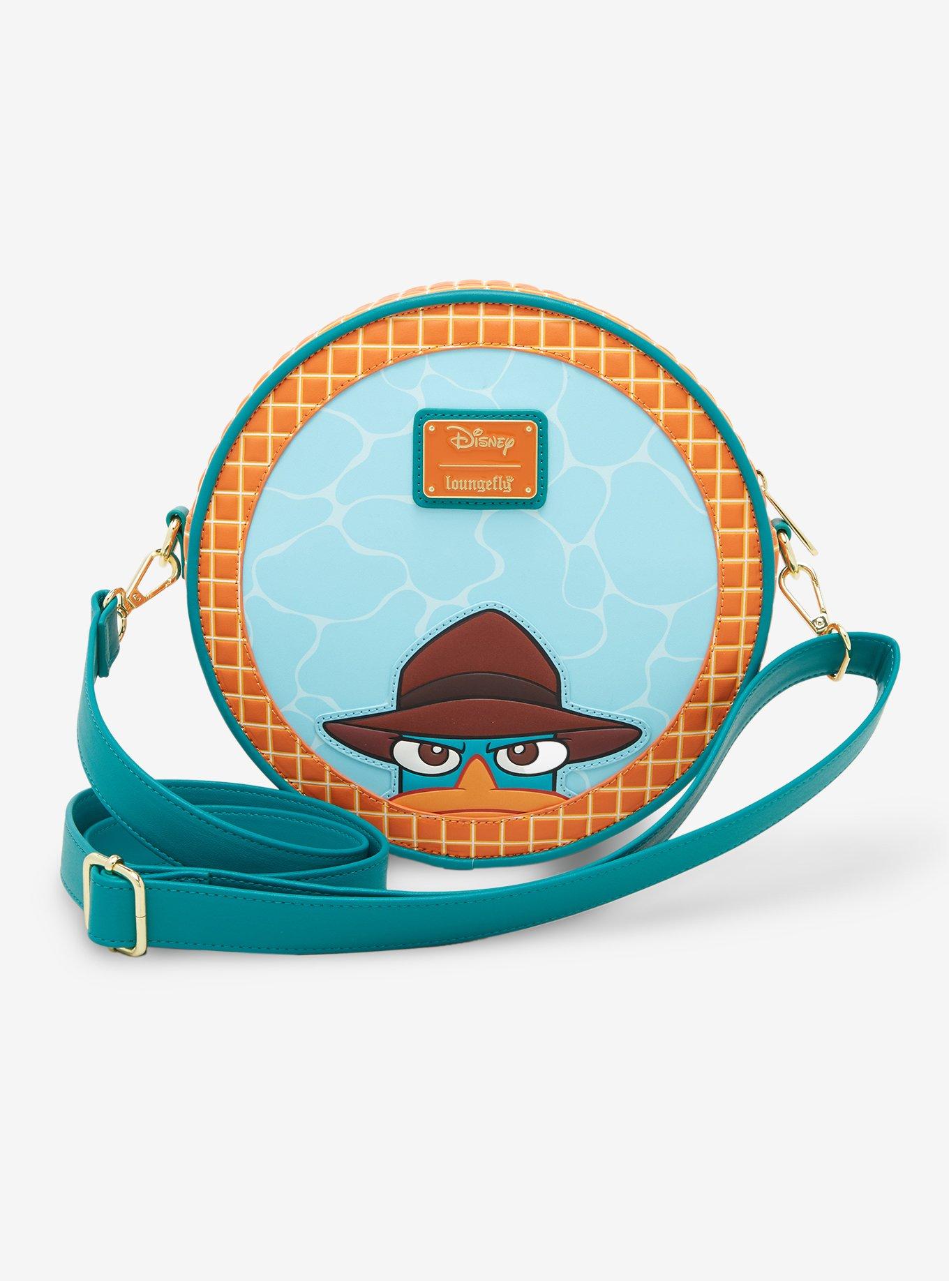 Loungefly Disney Phineas And Ferb Perry The Platypus Pool Crossbody Bag, , alternate