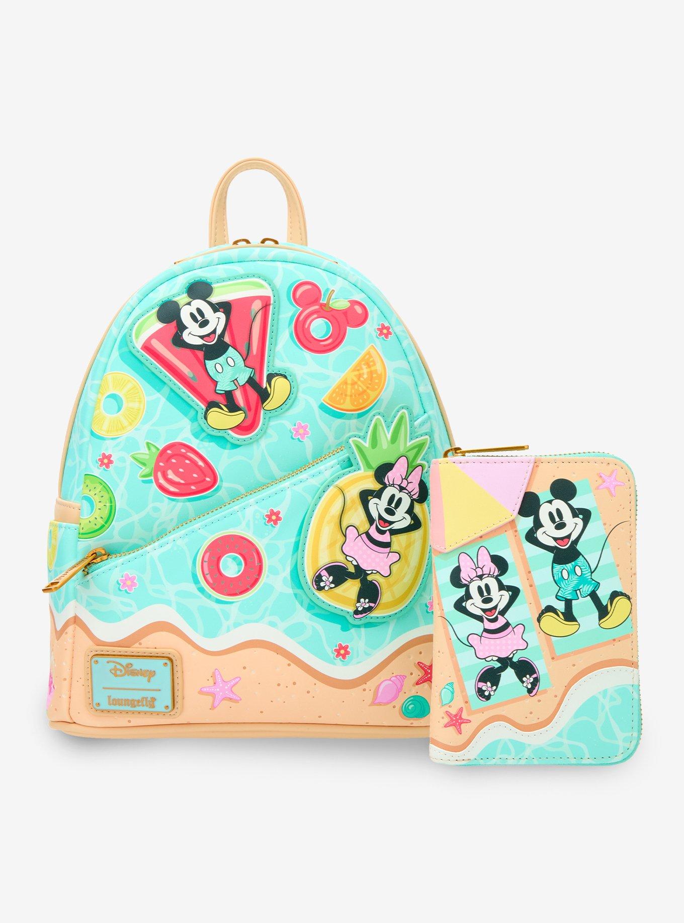 Loungefly Disney Mickey Mouse & Minnie Mouse Beach Zipper Wallet, , alternate
