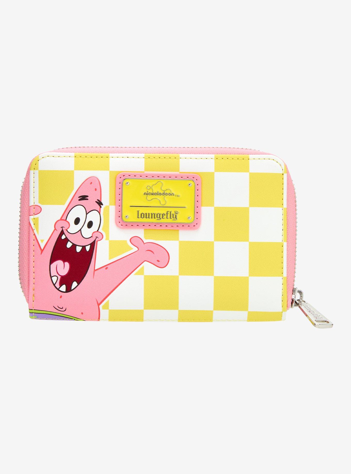 Loungefly SpongeBob SquarePants Split Checkered Zipper Wallet, , alternate