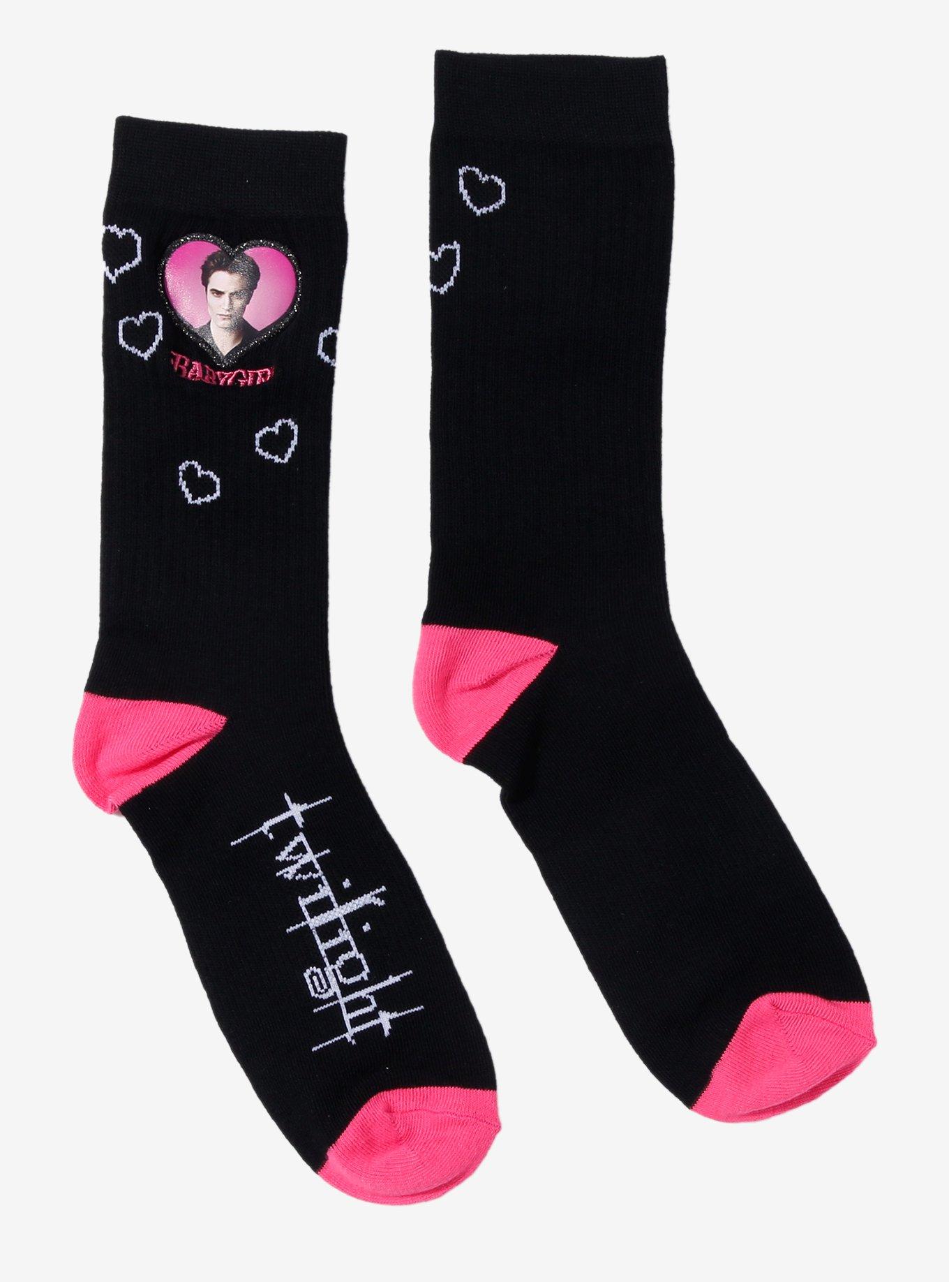 The Twilight Saga Edward Babygirl Crew Socks, , hi-res