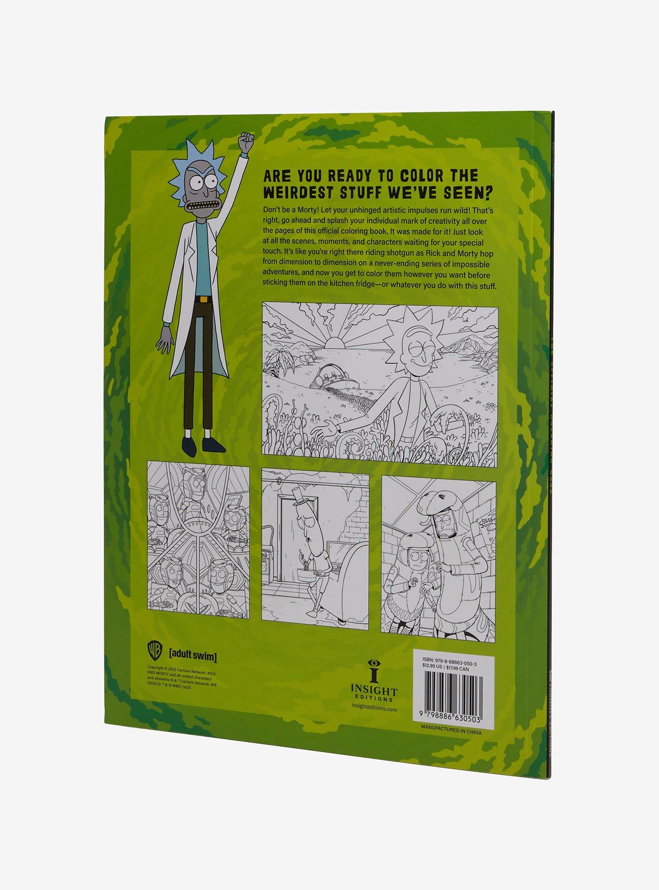 Rick And Morty: The Official Coloring Book, , alternate