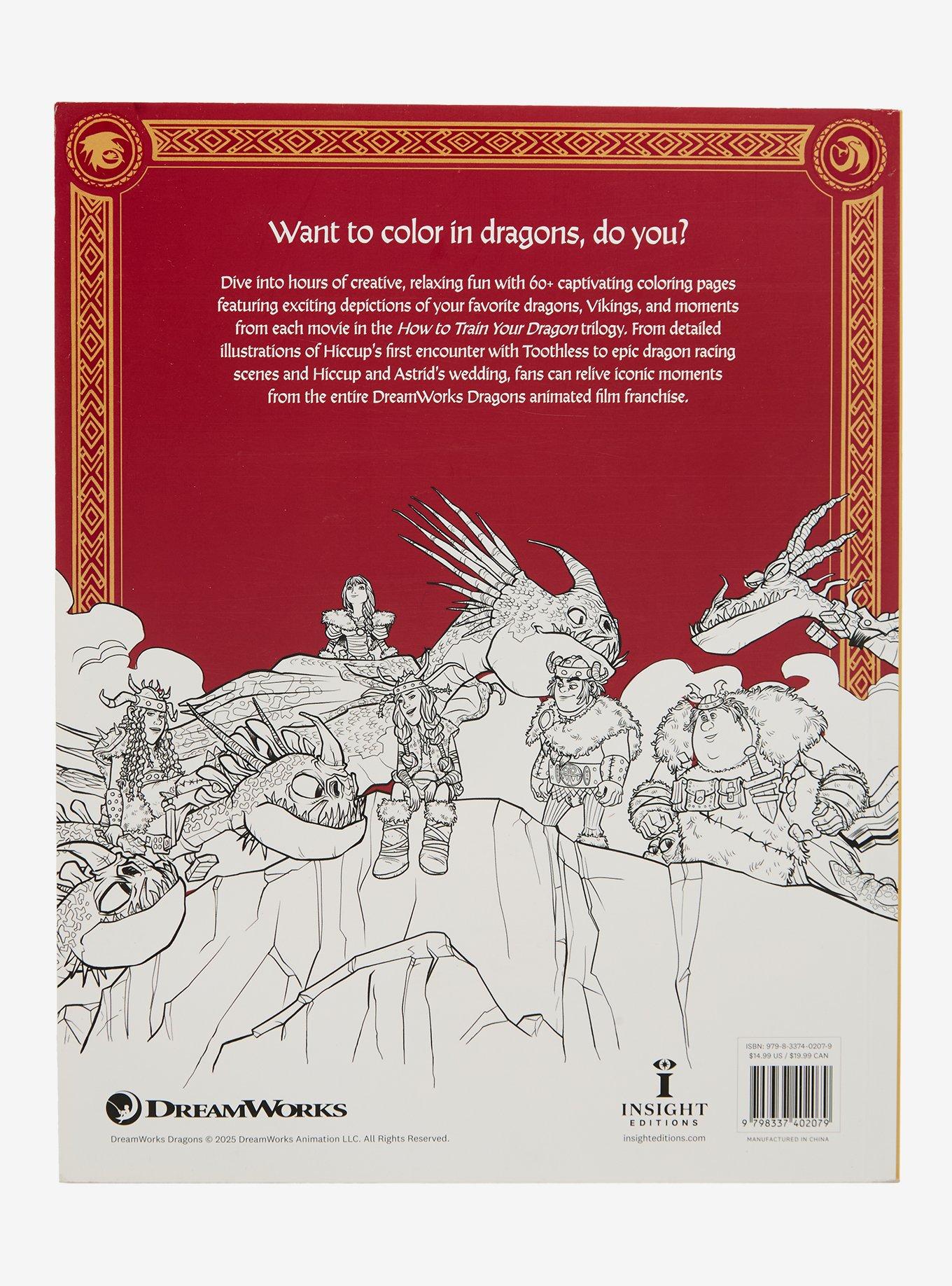 How To Train Your Dragon The Official Coloring Book, , hi-res