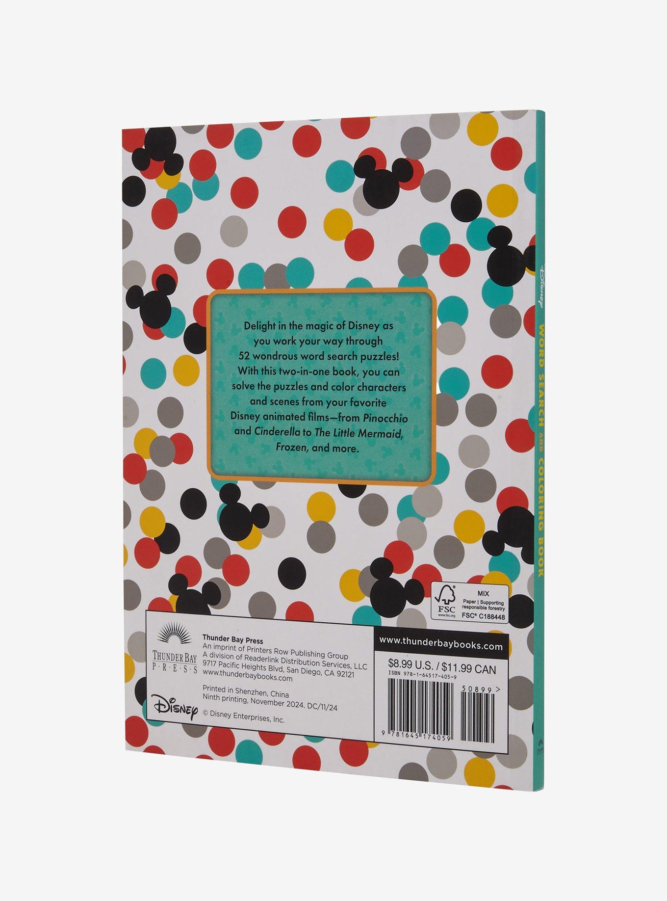 Disney Word Search And Coloring Book, , alternate
