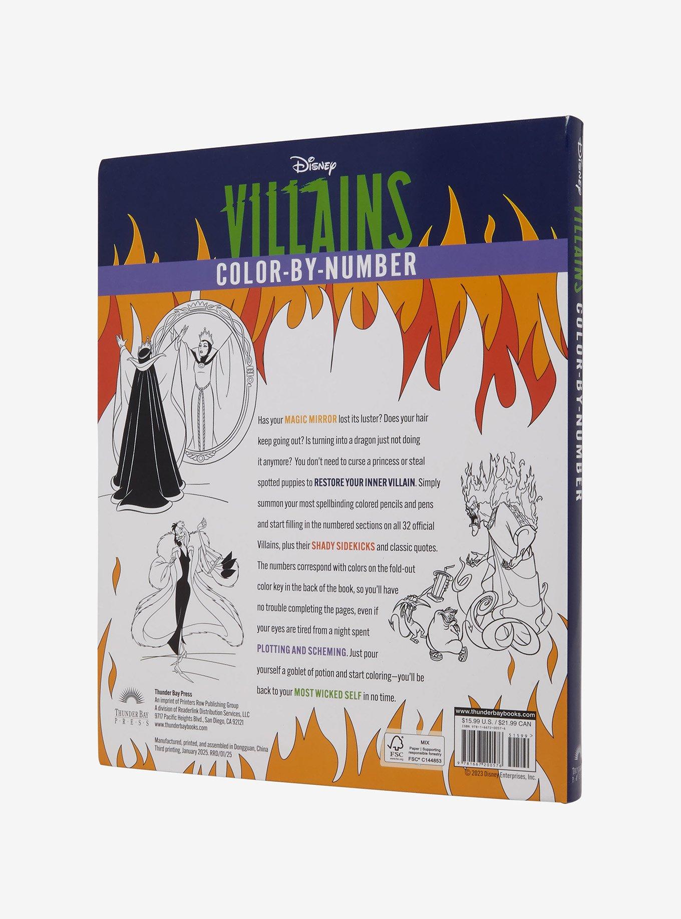 Disney Villains Color-By-Number Book, , alternate