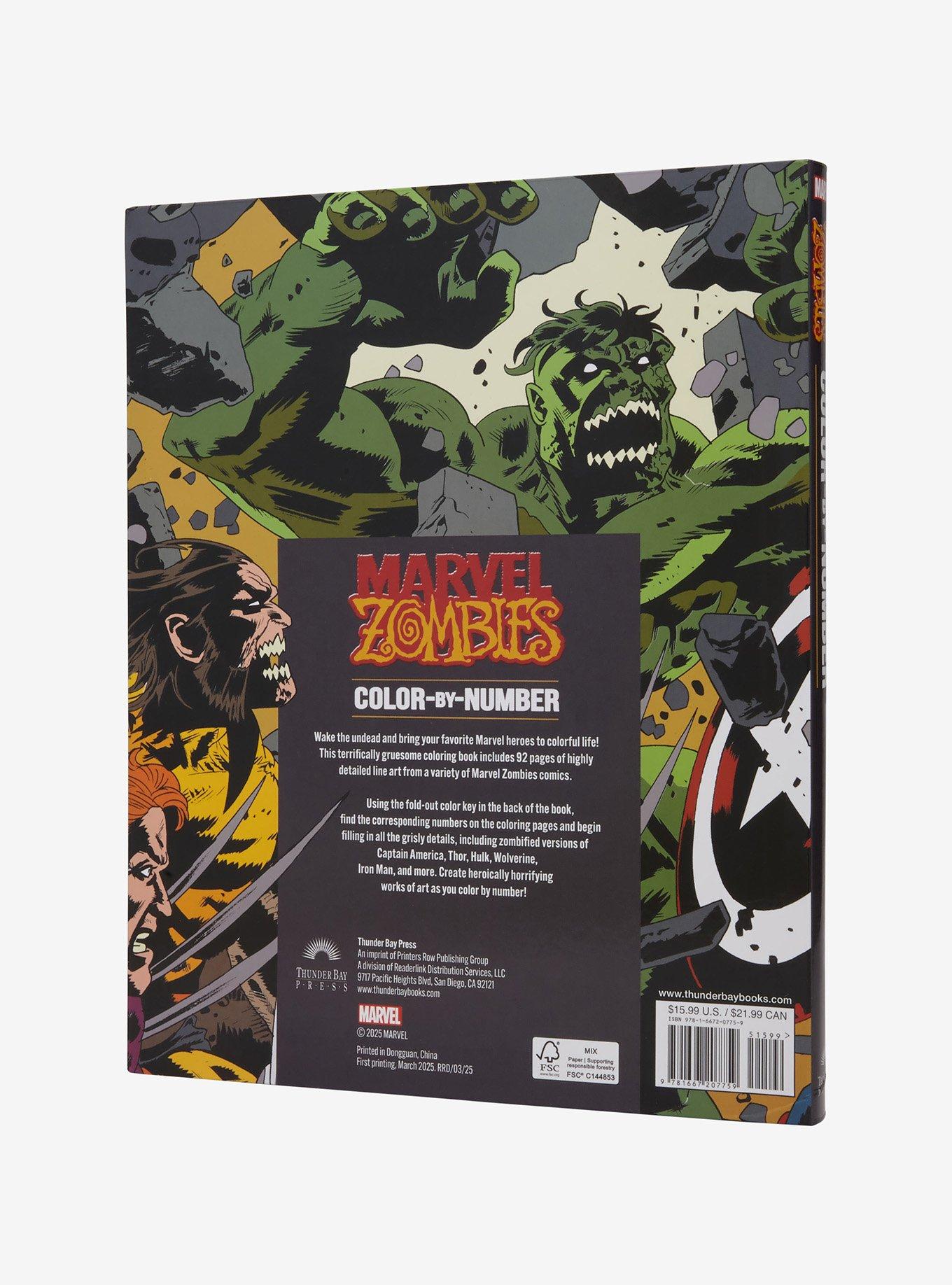 Marvel Zombies Color-By-Number Book, , alternate
