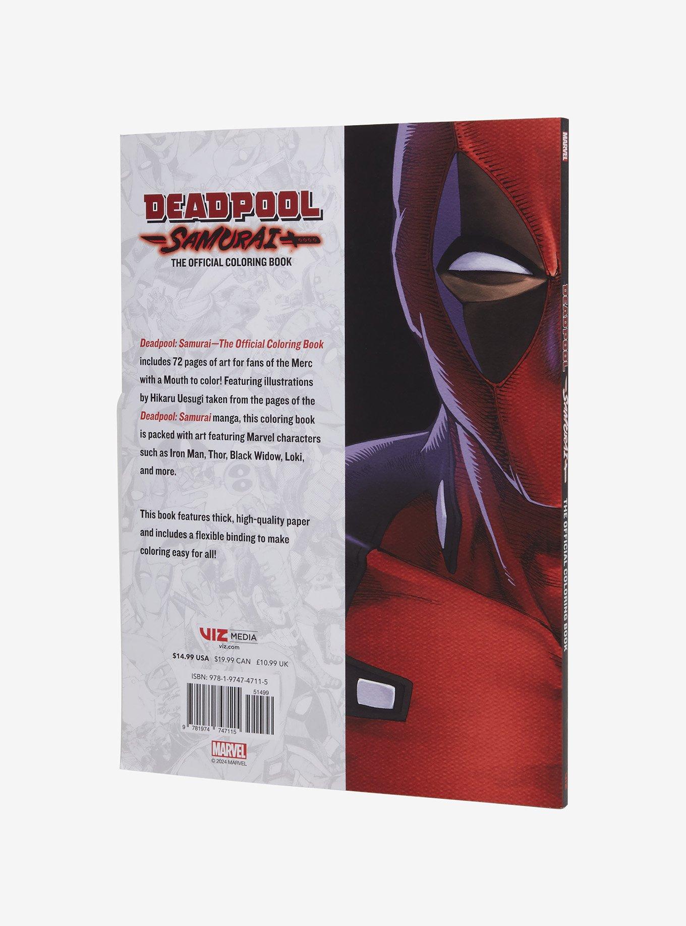 Marvel Deadpool: Samurai The Official Coloring Book, , alternate