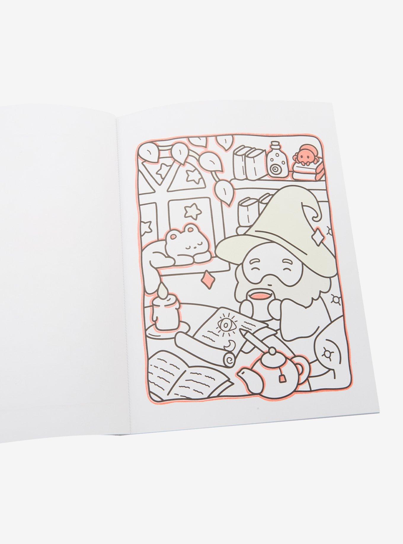 Cozy Nightmare Glow-In-The-Dark Coloring Book, , hi-res