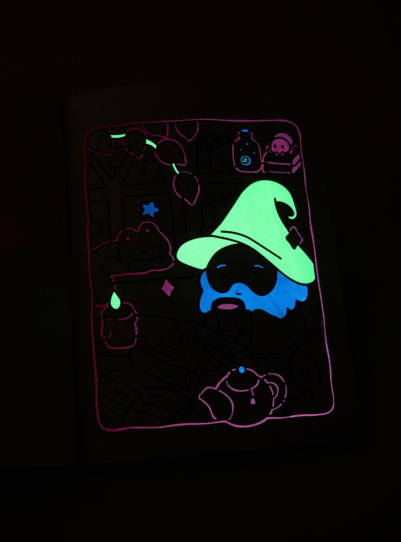 Cozy Nightmare Glow-In-The-Dark Coloring Book, , alternate