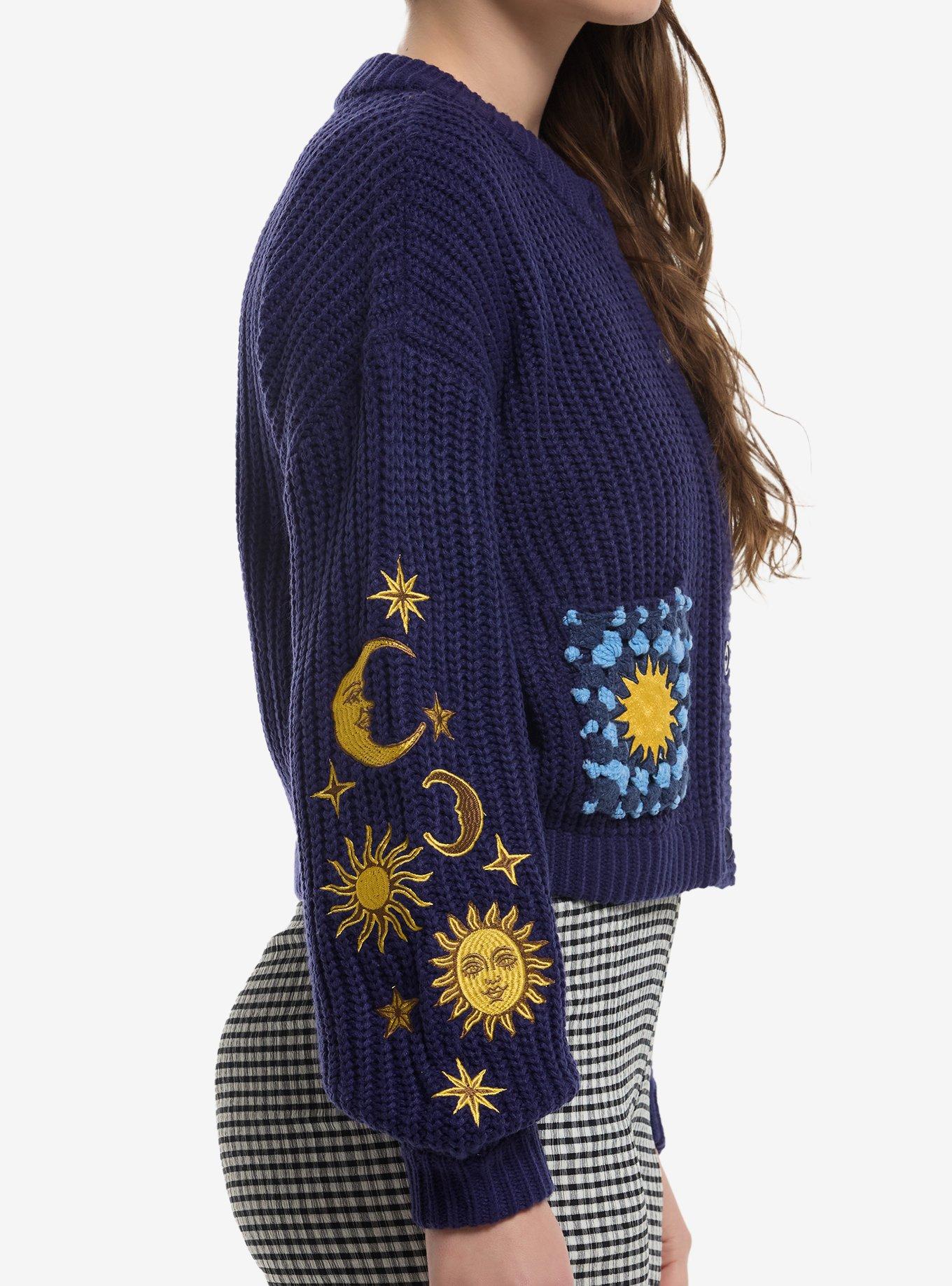 Cosmic Aura Celestial Girls Cardigan, MULTI, alternate