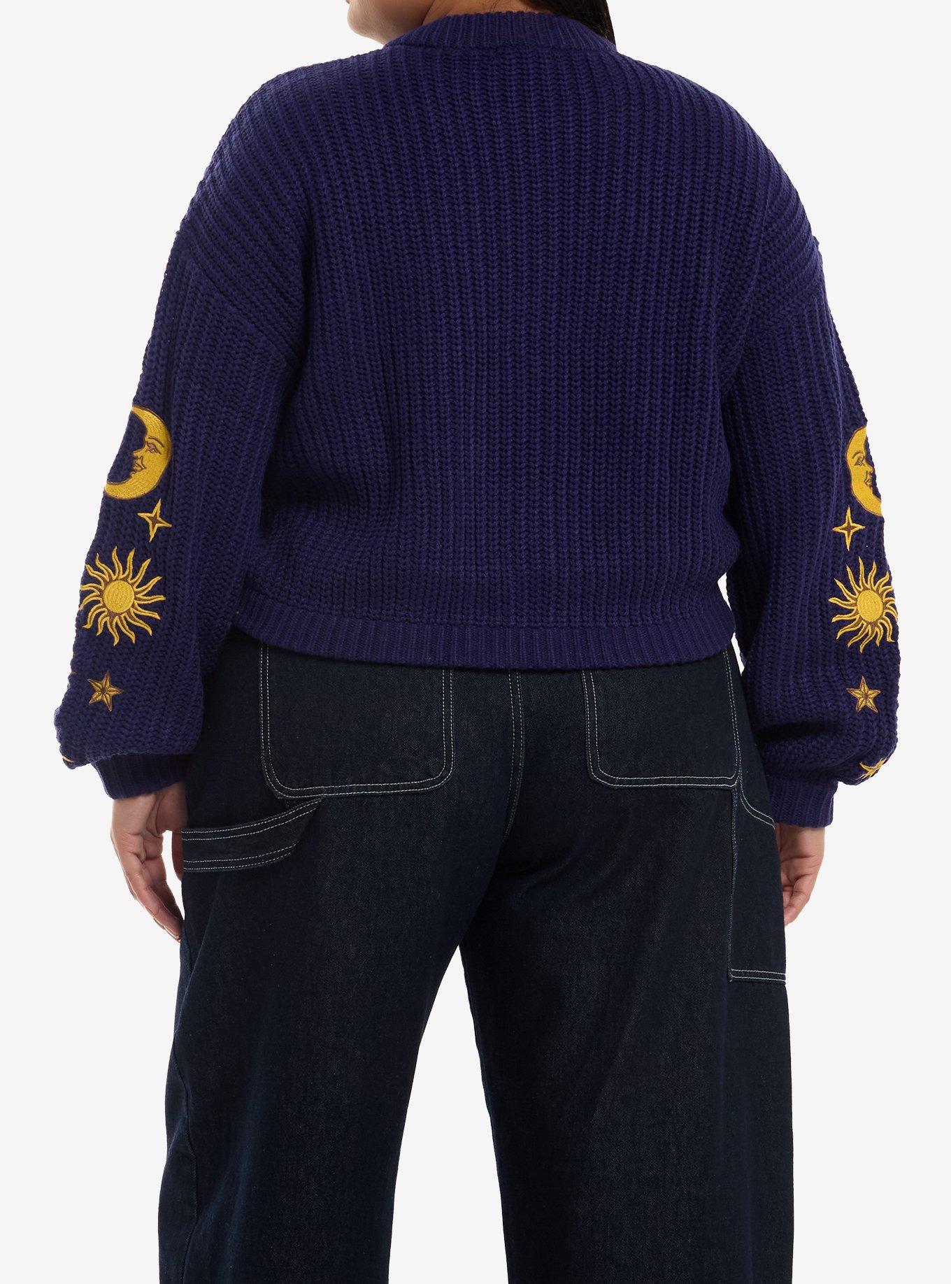 Cosmic Aura Celestial Girls Cardigan Plus Size, MULTI, alternate