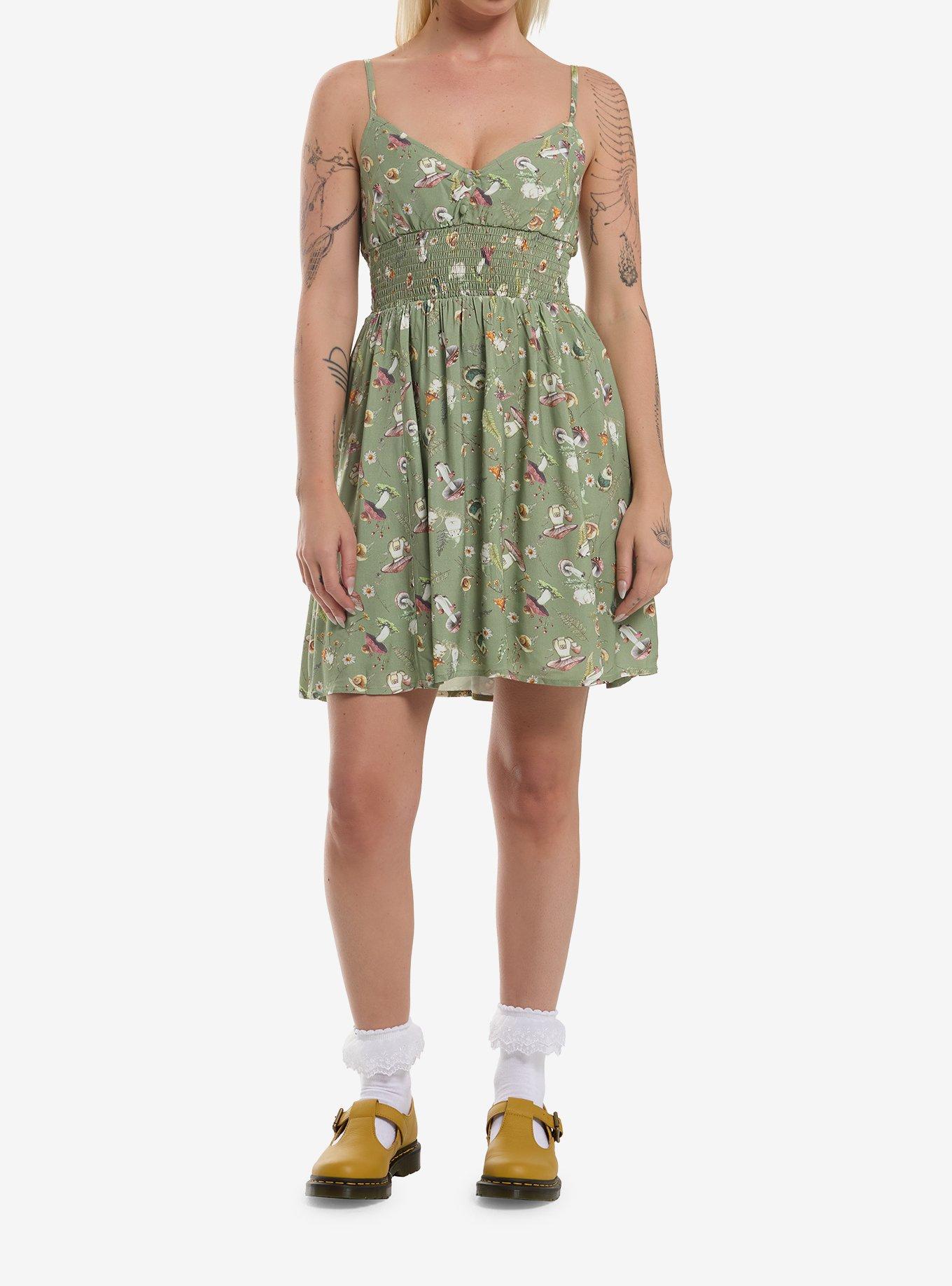 Thorn & Fable Mushroom Woodland Critters Dress, , hi-res