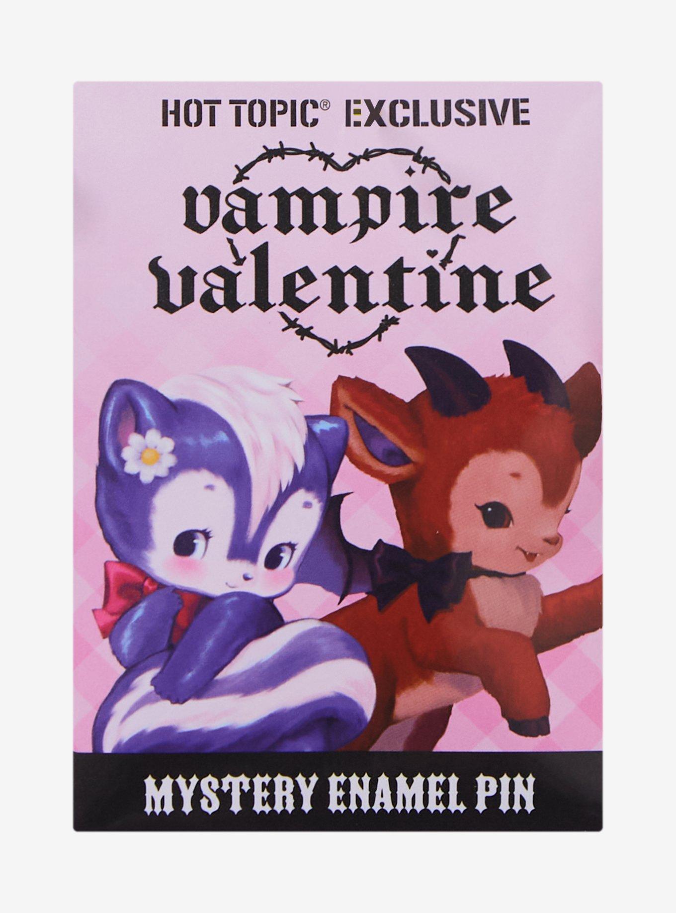 Vampire Valentine Creepy Coquette Creatures Blind Bag Enamel Pin Hot Topic Exclusive, , hi-res