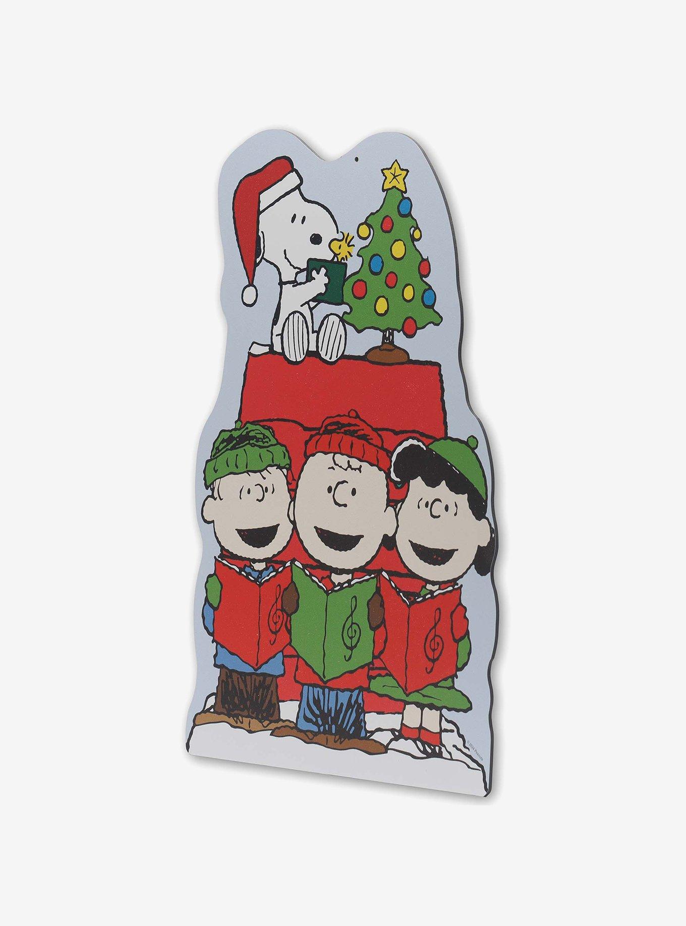 Peanuts Christmas Caroling Metal Sign, , hi-res