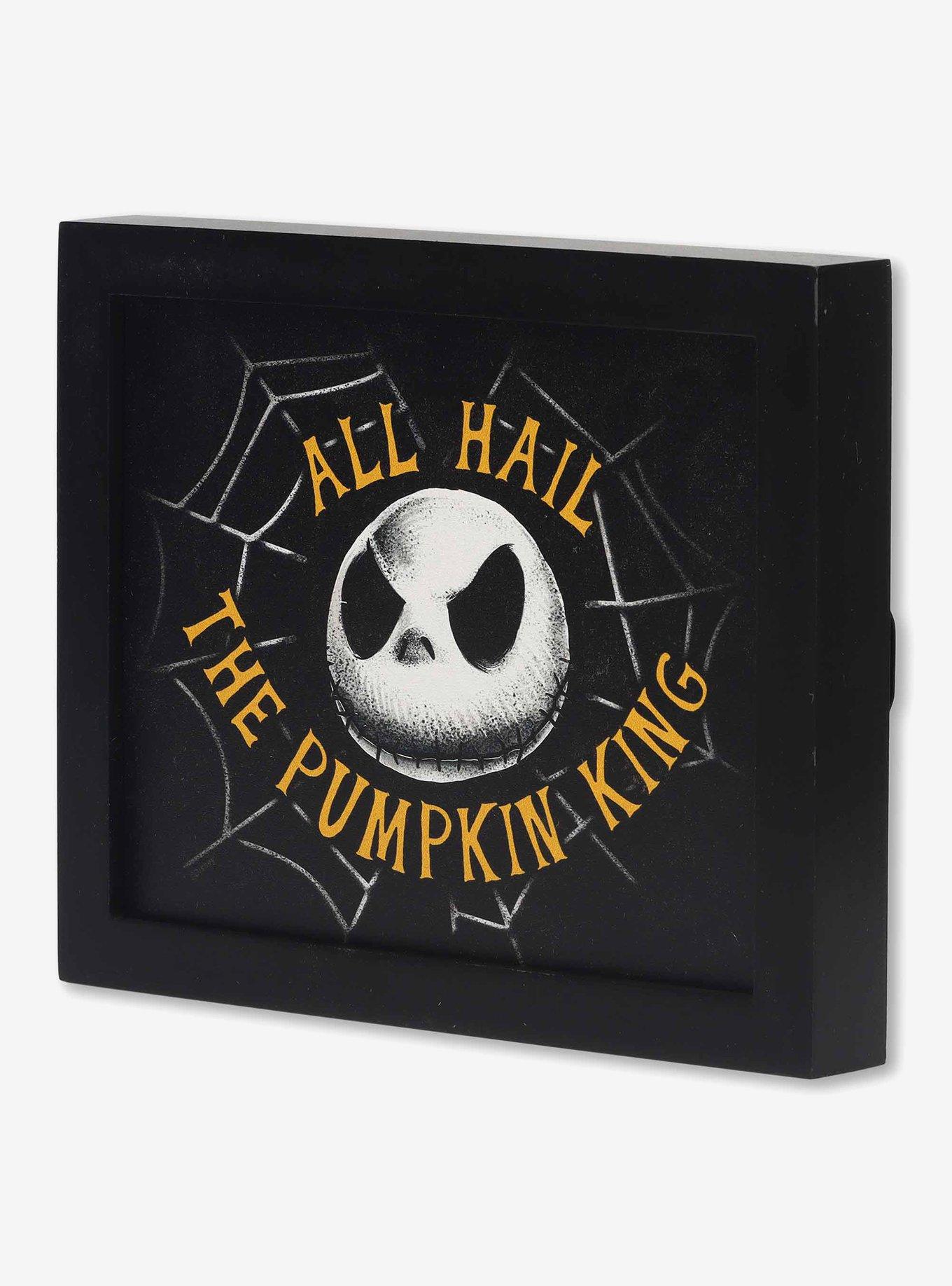 Disney Nightmare Before Christmas Pumpkin King Framed Wood Wall Decor, , hi-res