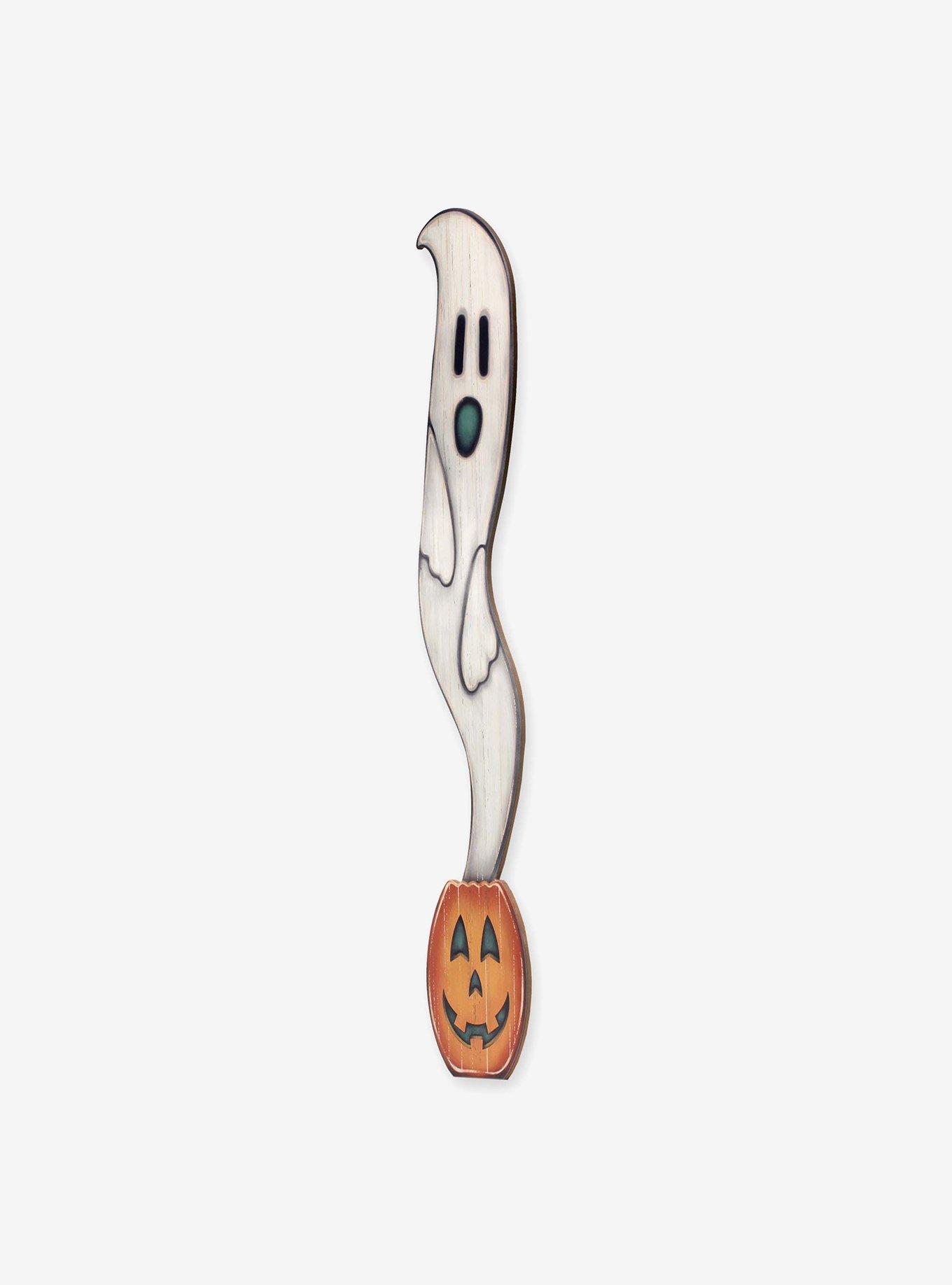 Ghost & Jack-O-Lantern Vertical Wood Wall Decor, , hi-res