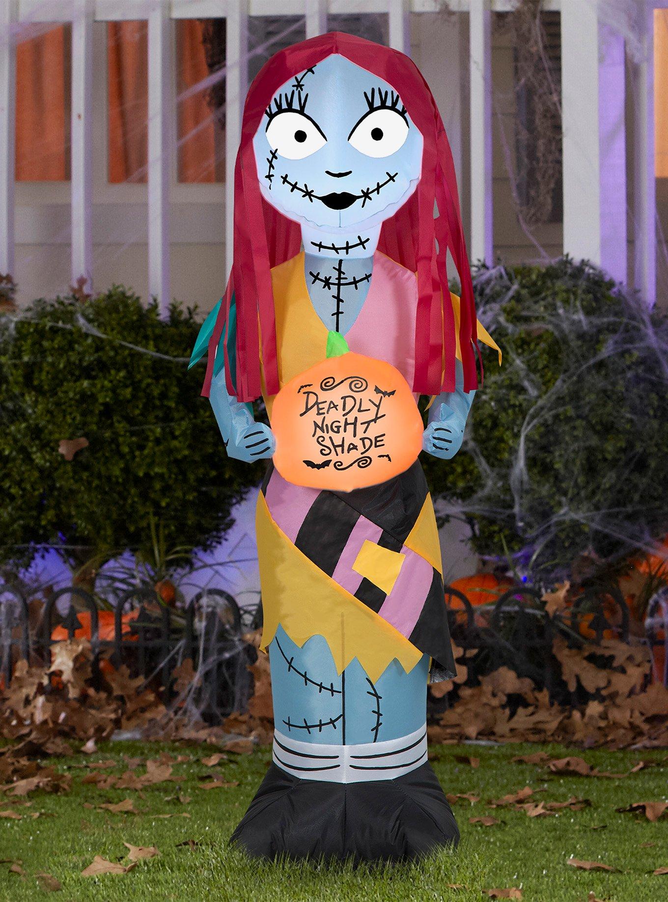 Disney Nightmare Before Christmas Sally with Pumpkin Airblown Inflatable, , hi-res