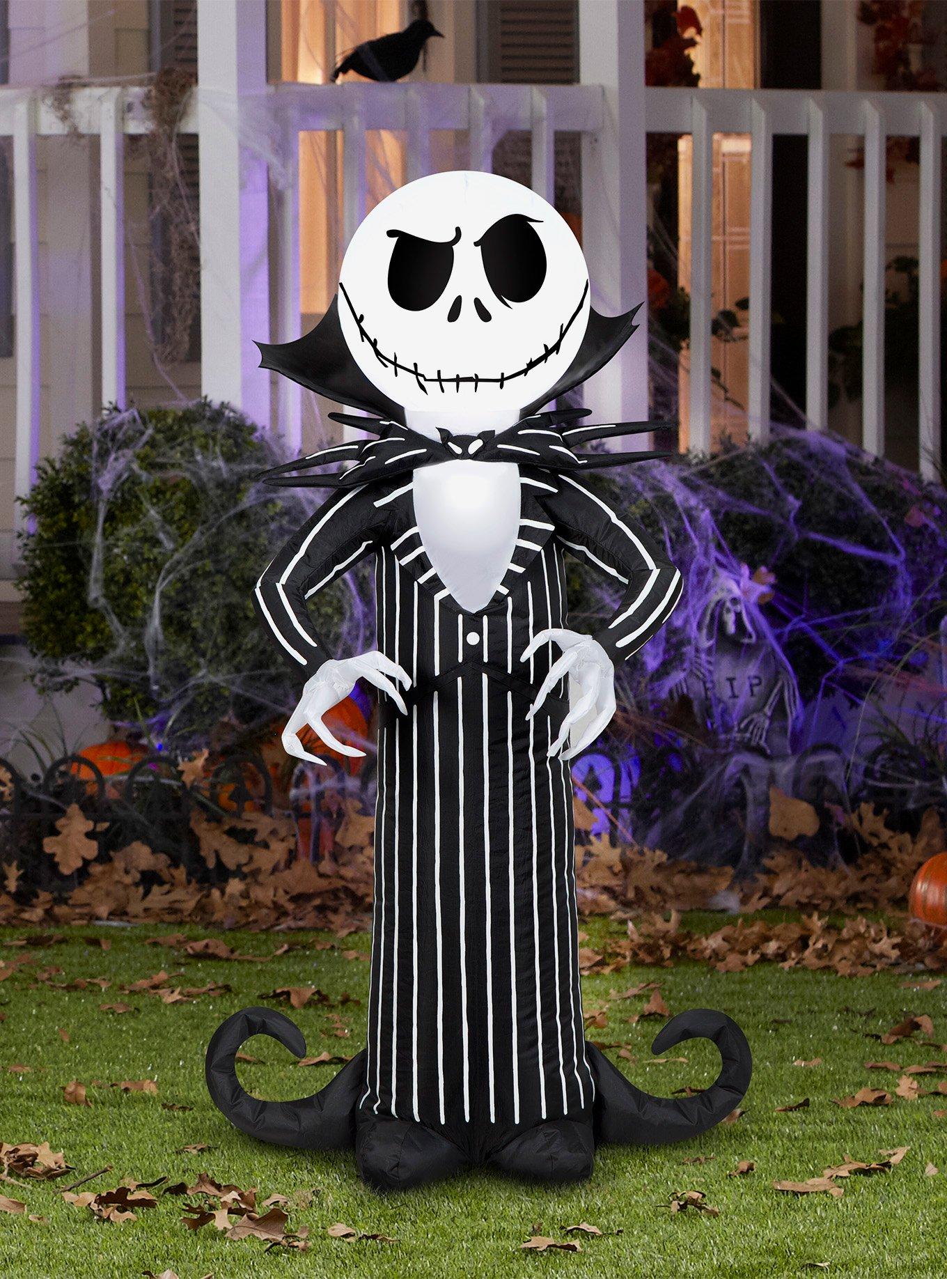Disney Nightmare Before Christmas Jack Skellington with Stylized Collar Airblown Inflatable, , hi-res
