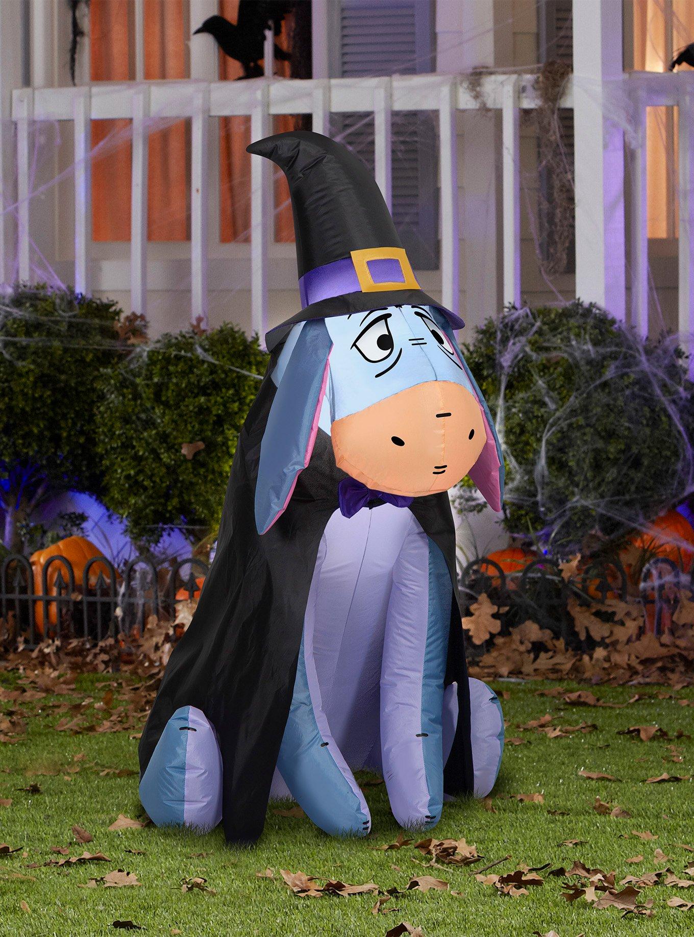 Disney Winnie The Pooh Eeyore In Witch Costume Airblown Inflatable, , hi-res