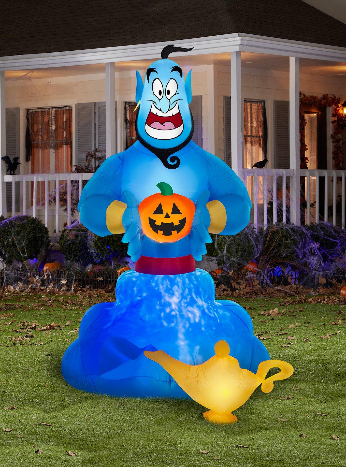 Disney Aladdin Genie Scene Projection Airblown Inflatable, , hi-res