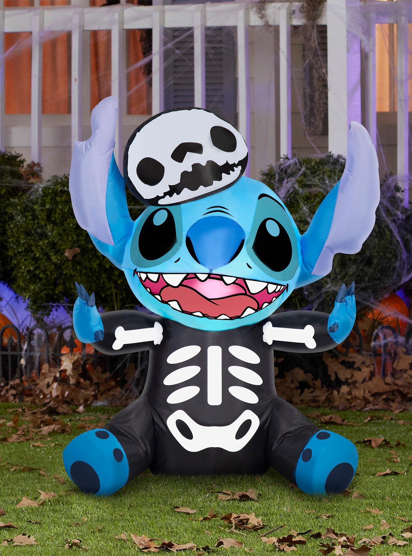 Disney Lilo and Stitch Stitch as Skeleton Airblown Inflatable, , hi-res
