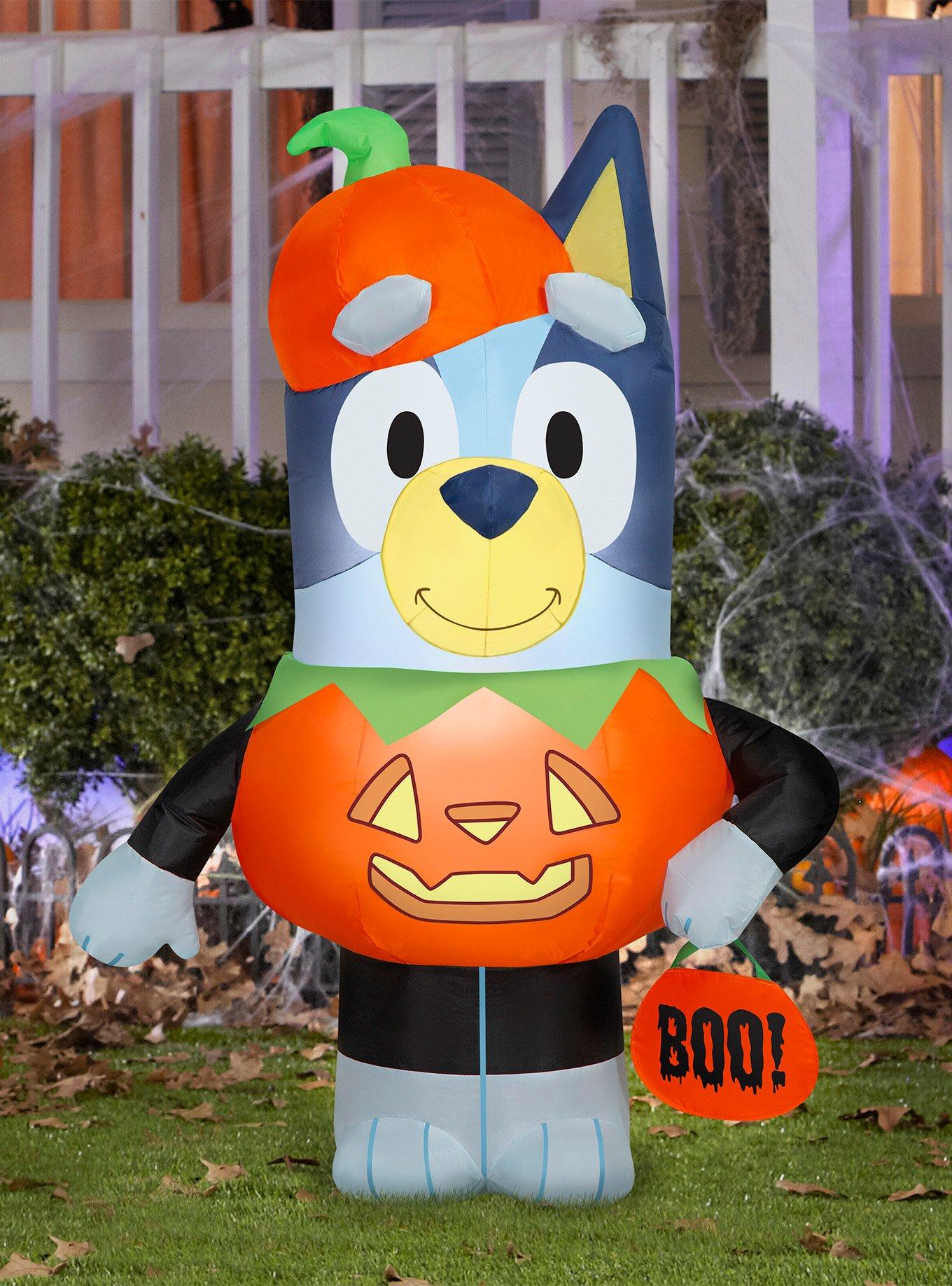 Bluey in Jack O' Lantern Costume Airblown Inflatable