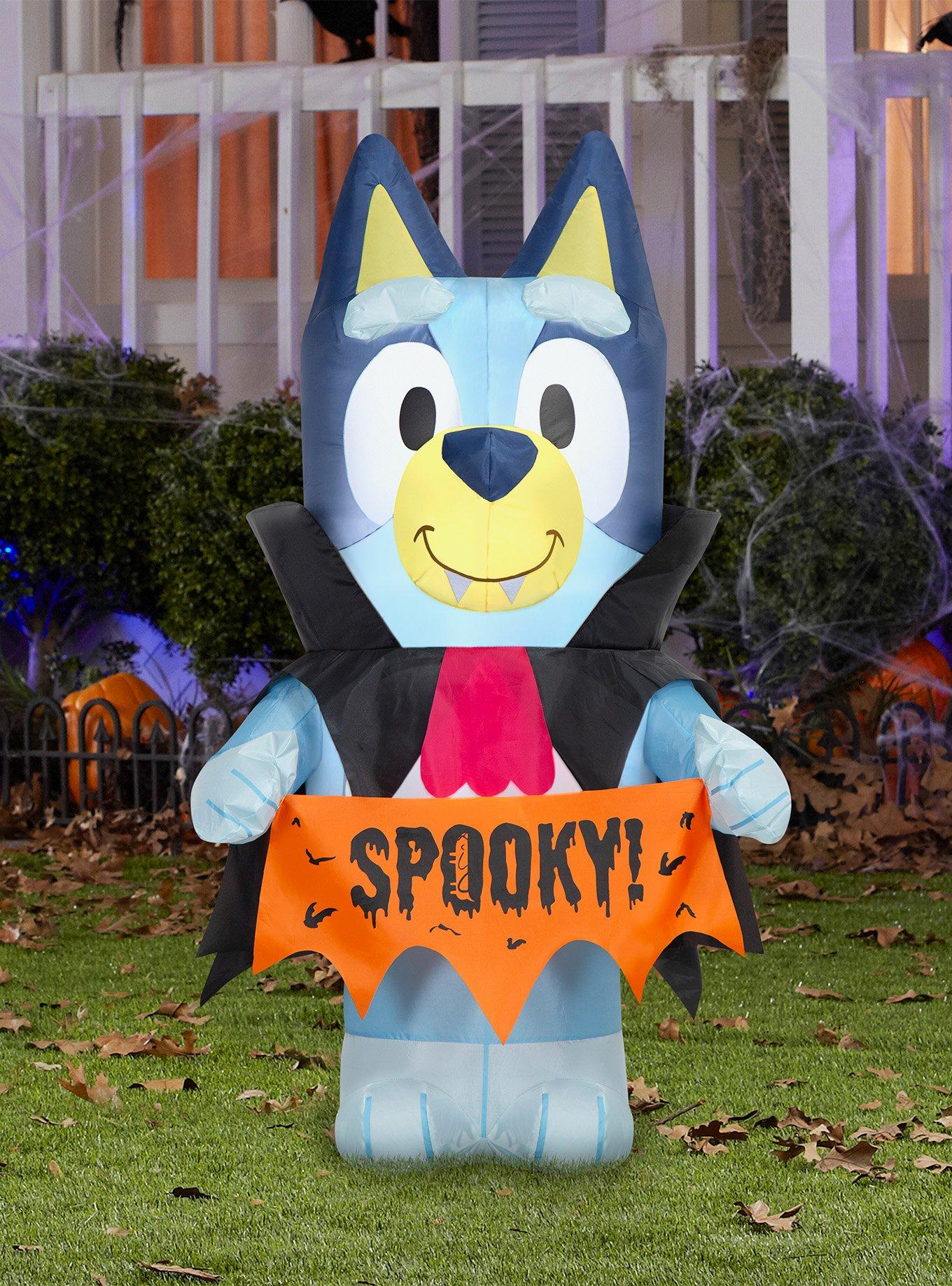 Bluey Vampire Costume Airblown Inflatable, , hi-res