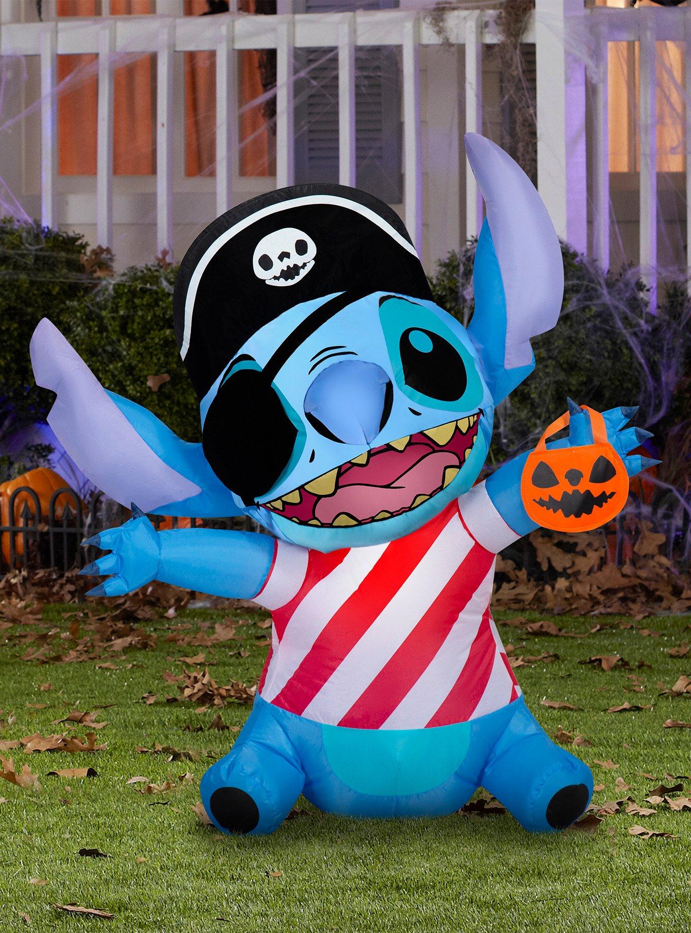 Disney Lilo and Stitch Stitch Pirate Costume Airblown Inflatable, , hi-res