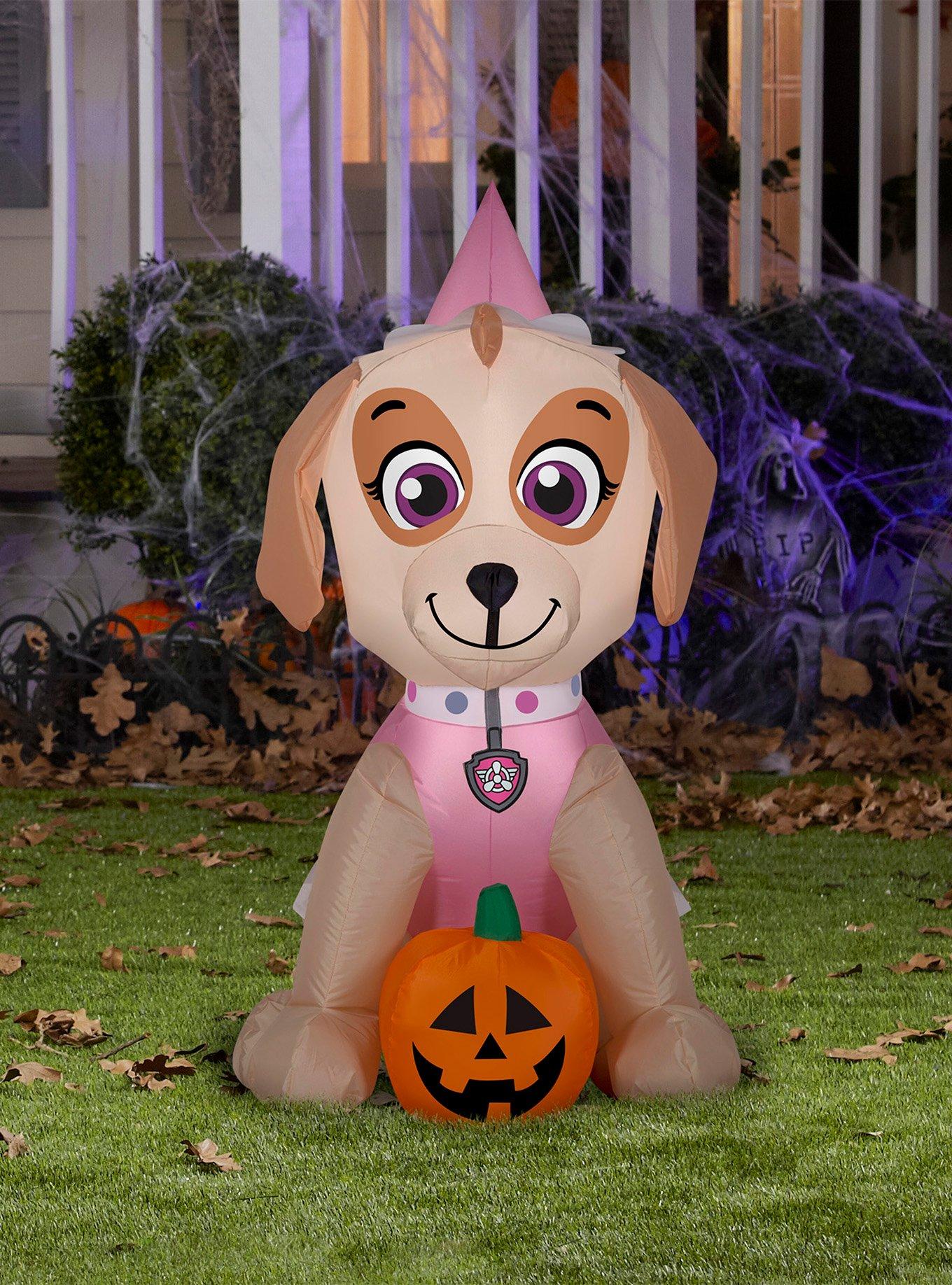 Paw Patrol Skye with Pumpkin Airblown Inflatable, , hi-res