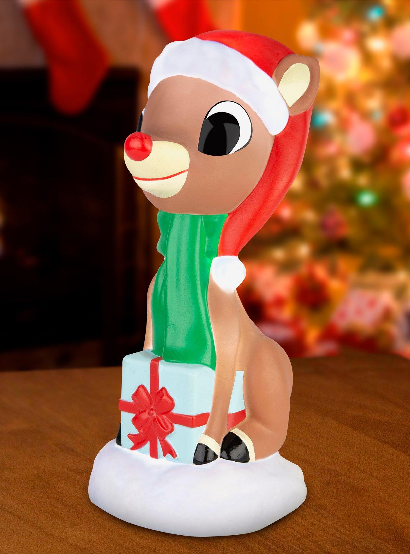 Rudolph the Red Nosed Reindeer Rudolph Lighted Blow Mold Decor, , alternate