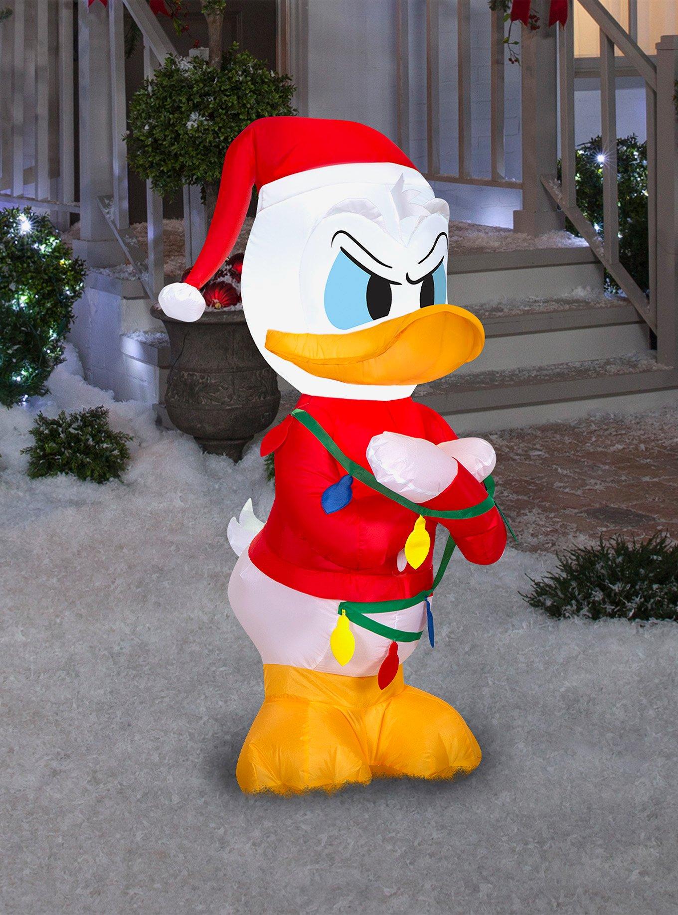 Disney Donald Duck in Sweater with Lights Airblown Inflatable, , alternate
