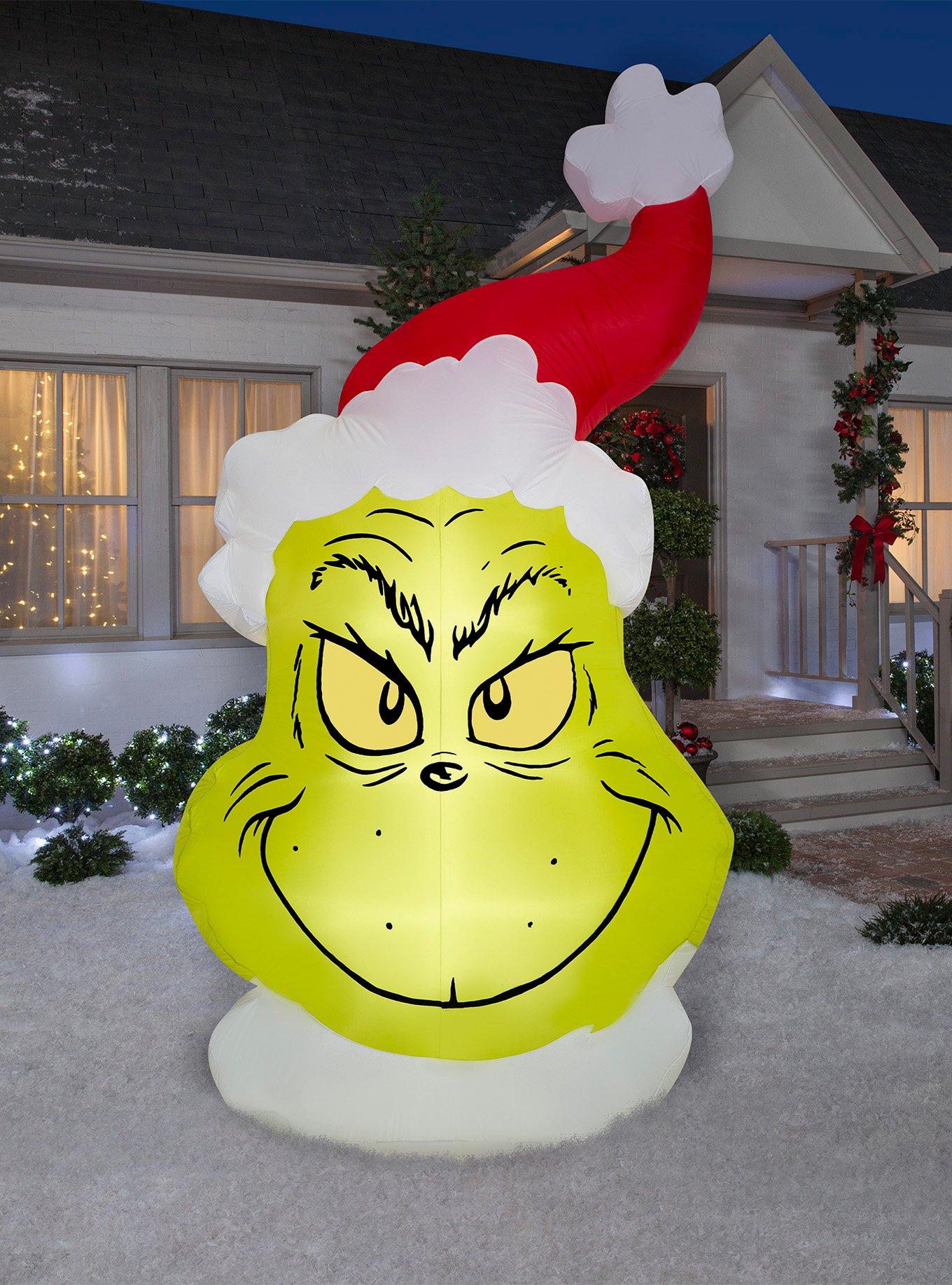 Dr. Seuss How The Grinch Stole Christmas Grinch Giant Airblown Inflatable, , hi-res
