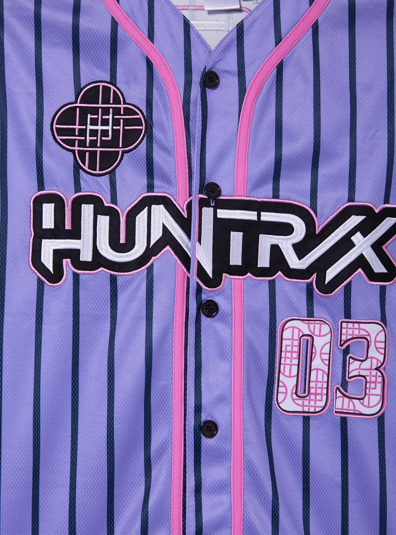 KPop Demon Hunters HUNTR/X Baseball Jersey &mdash; BoxLunch Exclusive, PURPLE, alternate