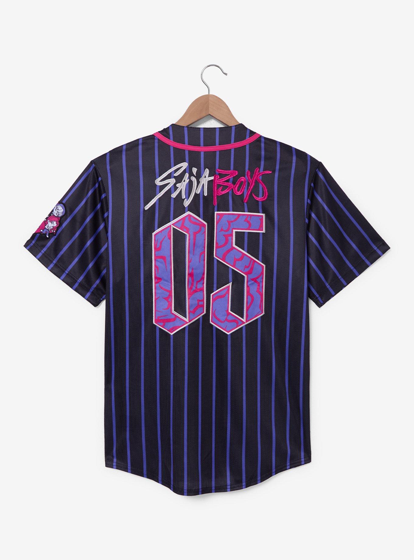 KPop Demon Hunters Saja Boys Baseball Jersey — BoxLunch Exclusive, , hi-res