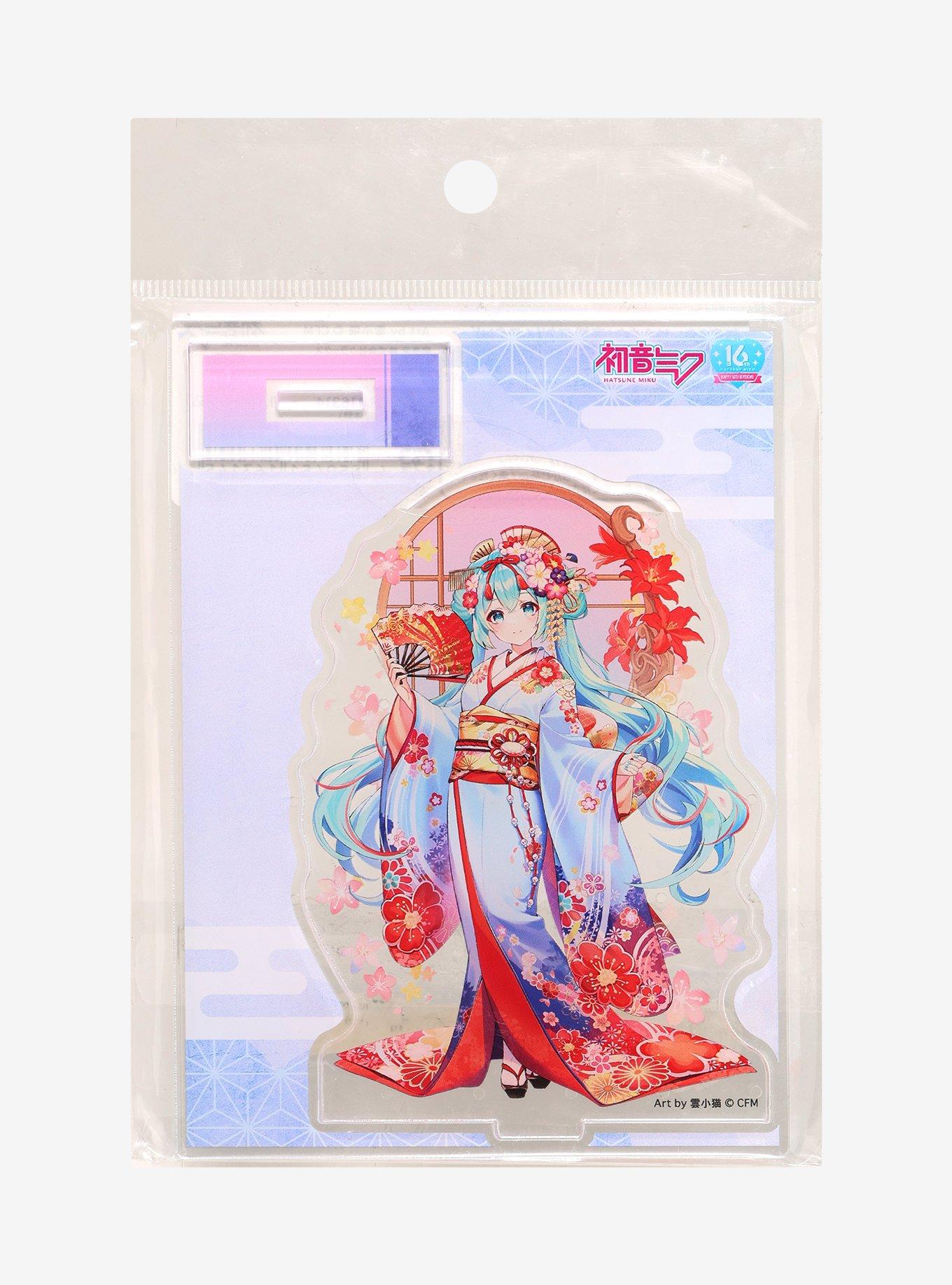 Hatsune Miku Kimono Acrylic Stand, , hi-res