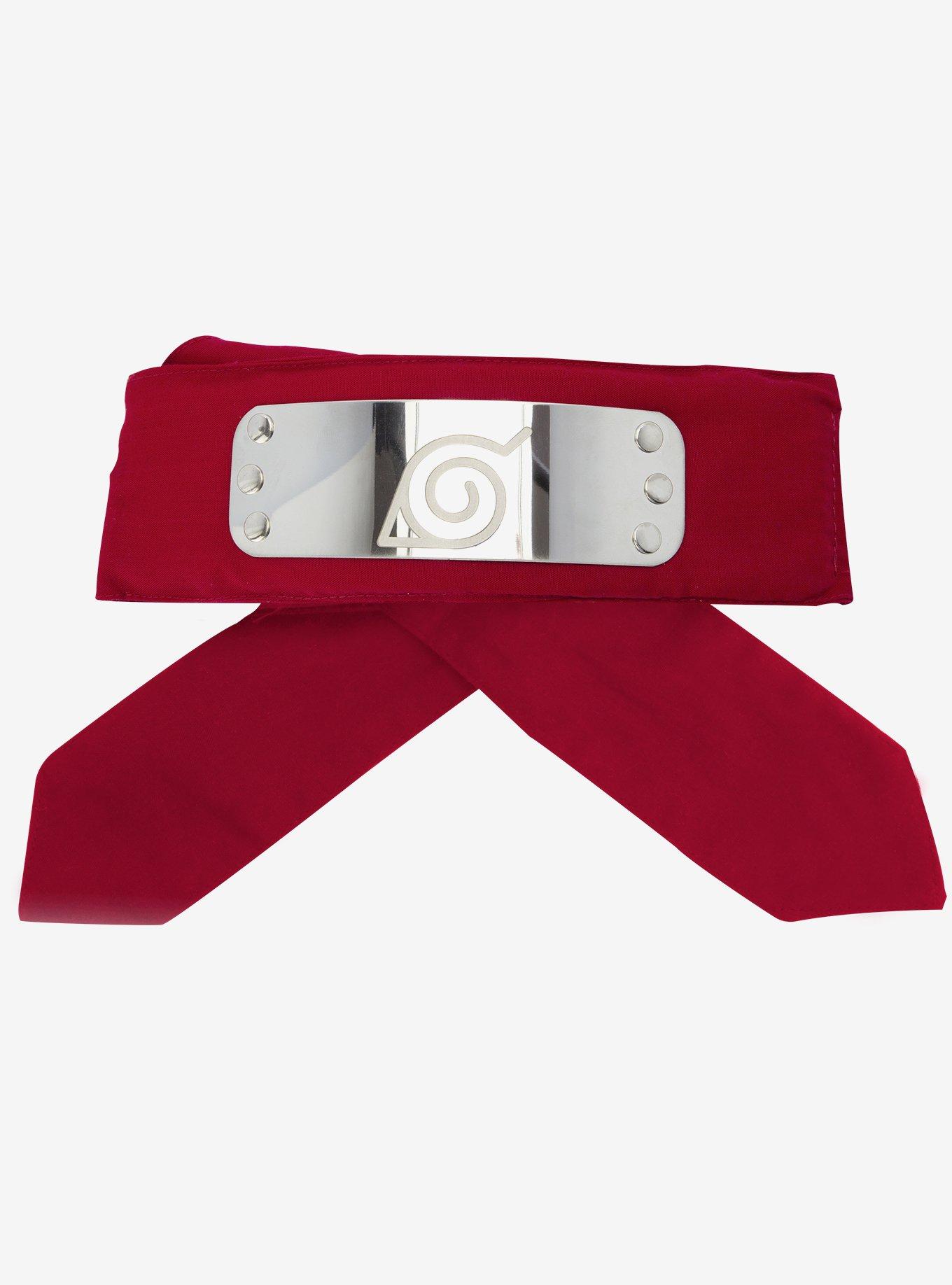 Naruto Shippuden Red Konoha Headband, , hi-res