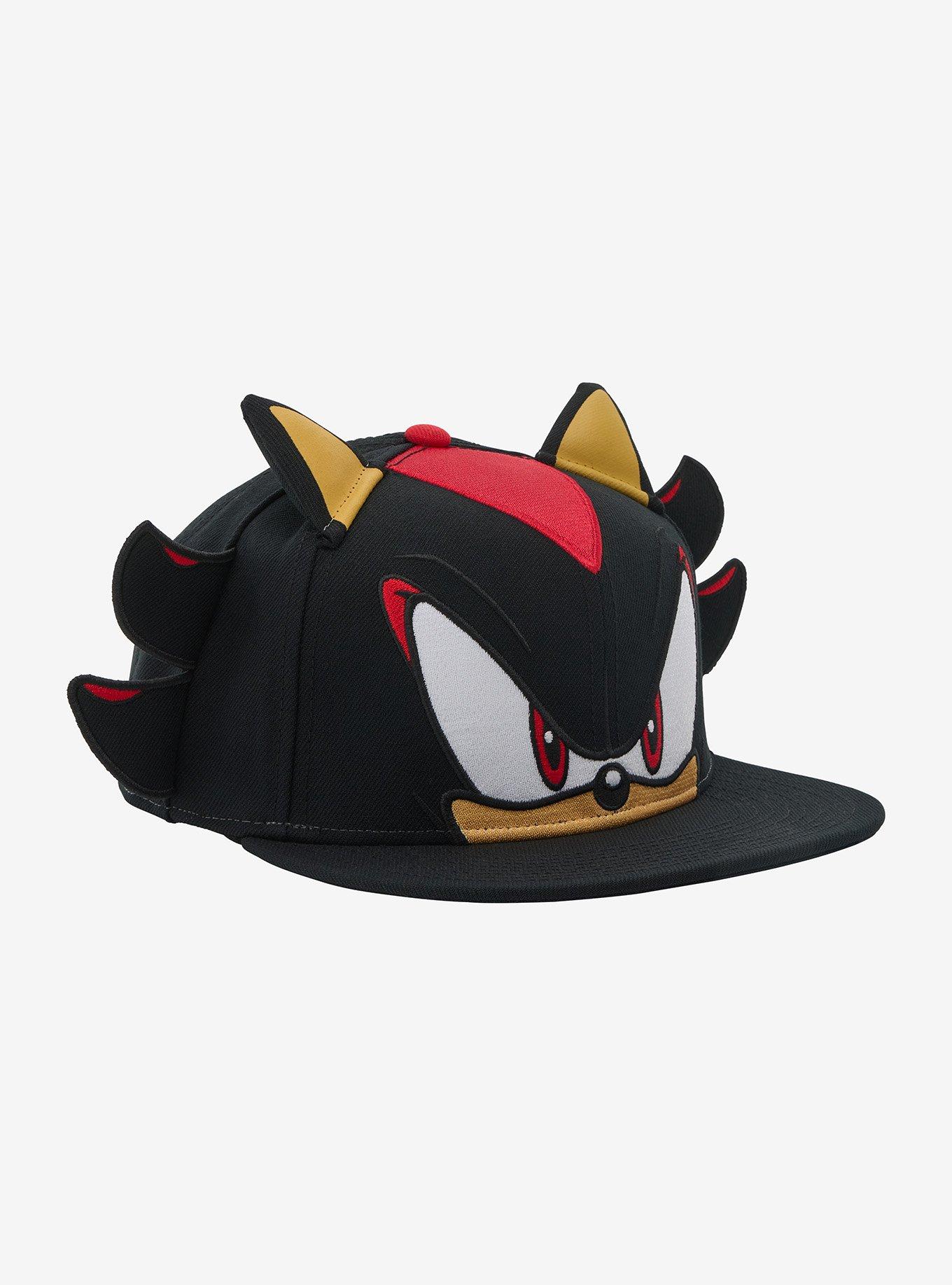 Sonic The Hedgehog Shadow 3D Ear Snapback Hat, , hi-res