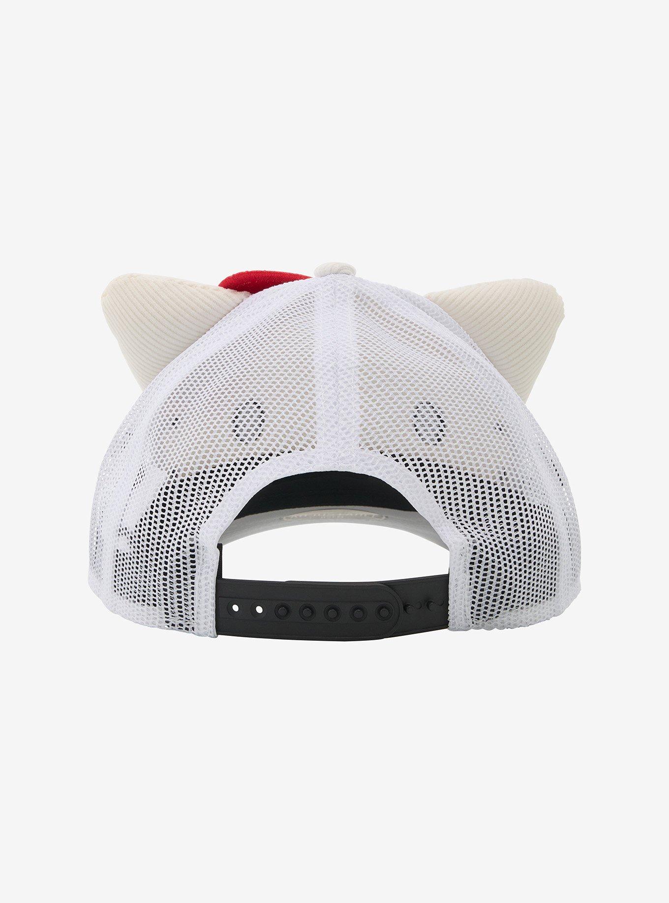 Hello Kitty 3D Ear Corduroy Trucker Hat, , alternate