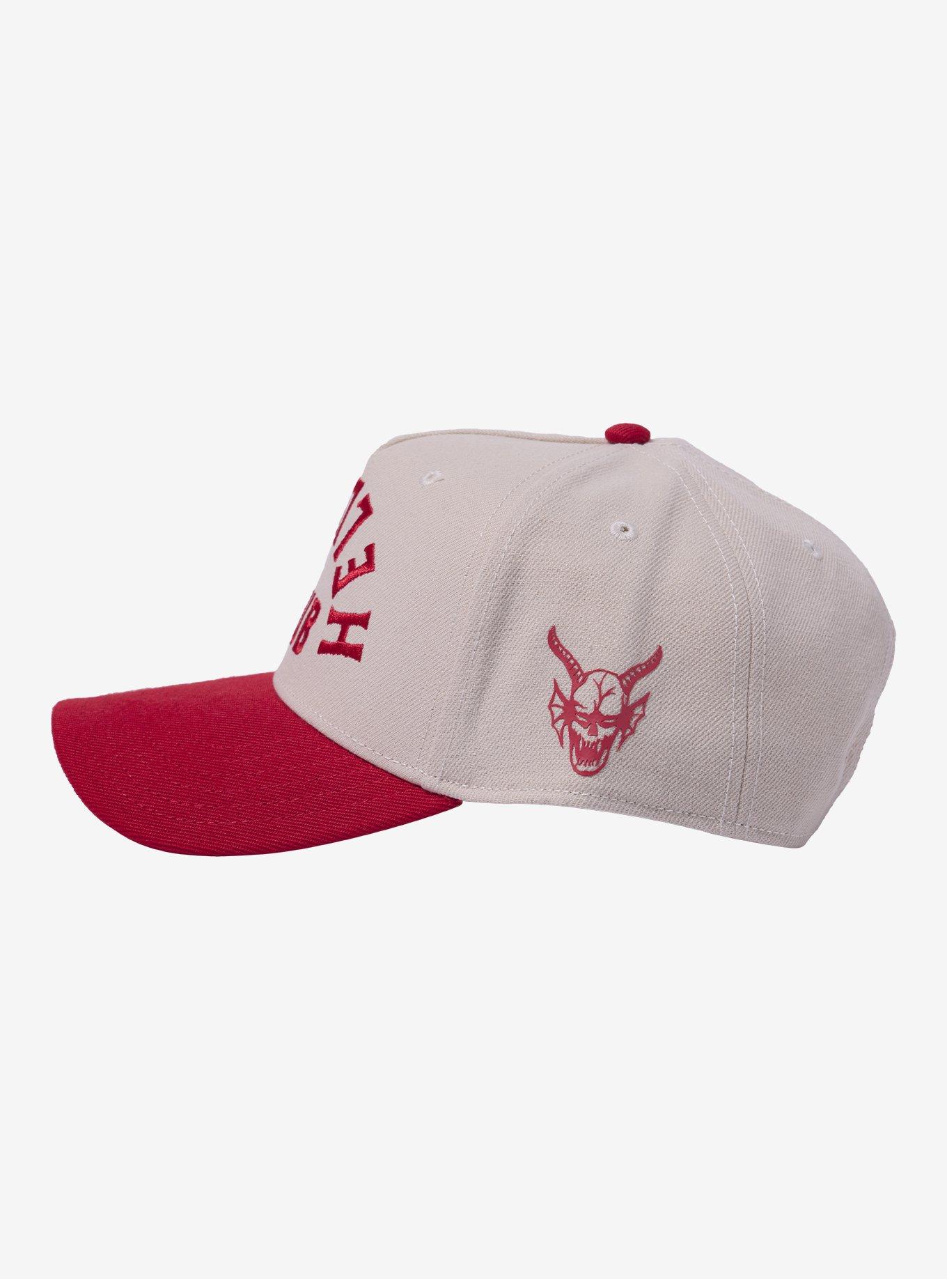 Stranger Things Hellfire Club Upside Down Logo Snapback Hat, , alternate