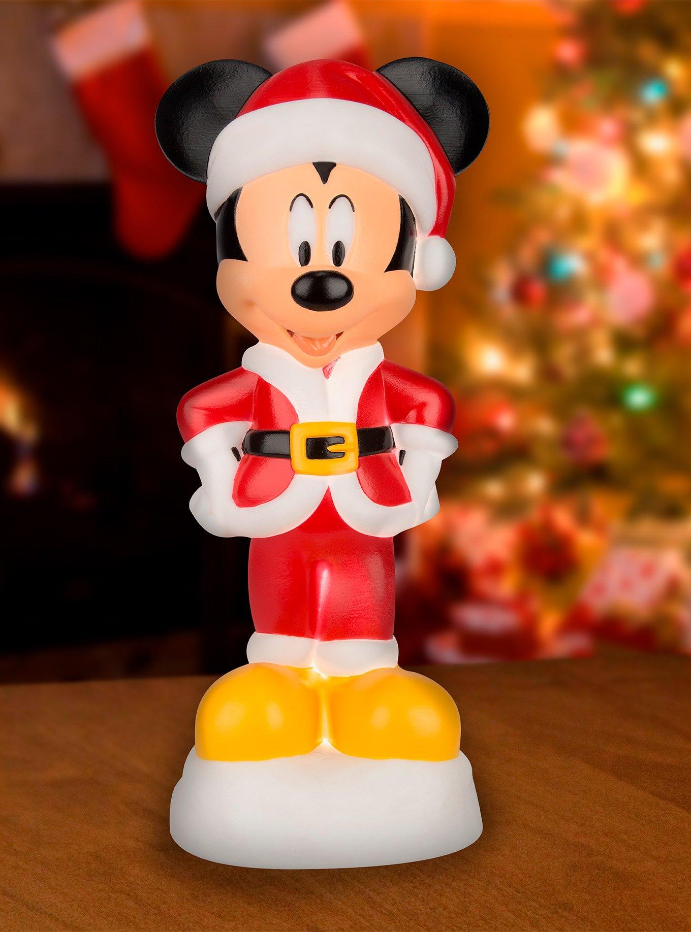 Disney Mickey Mouse Santa Suit Lighted Blow Mold Outdoor Decor, , hi-res