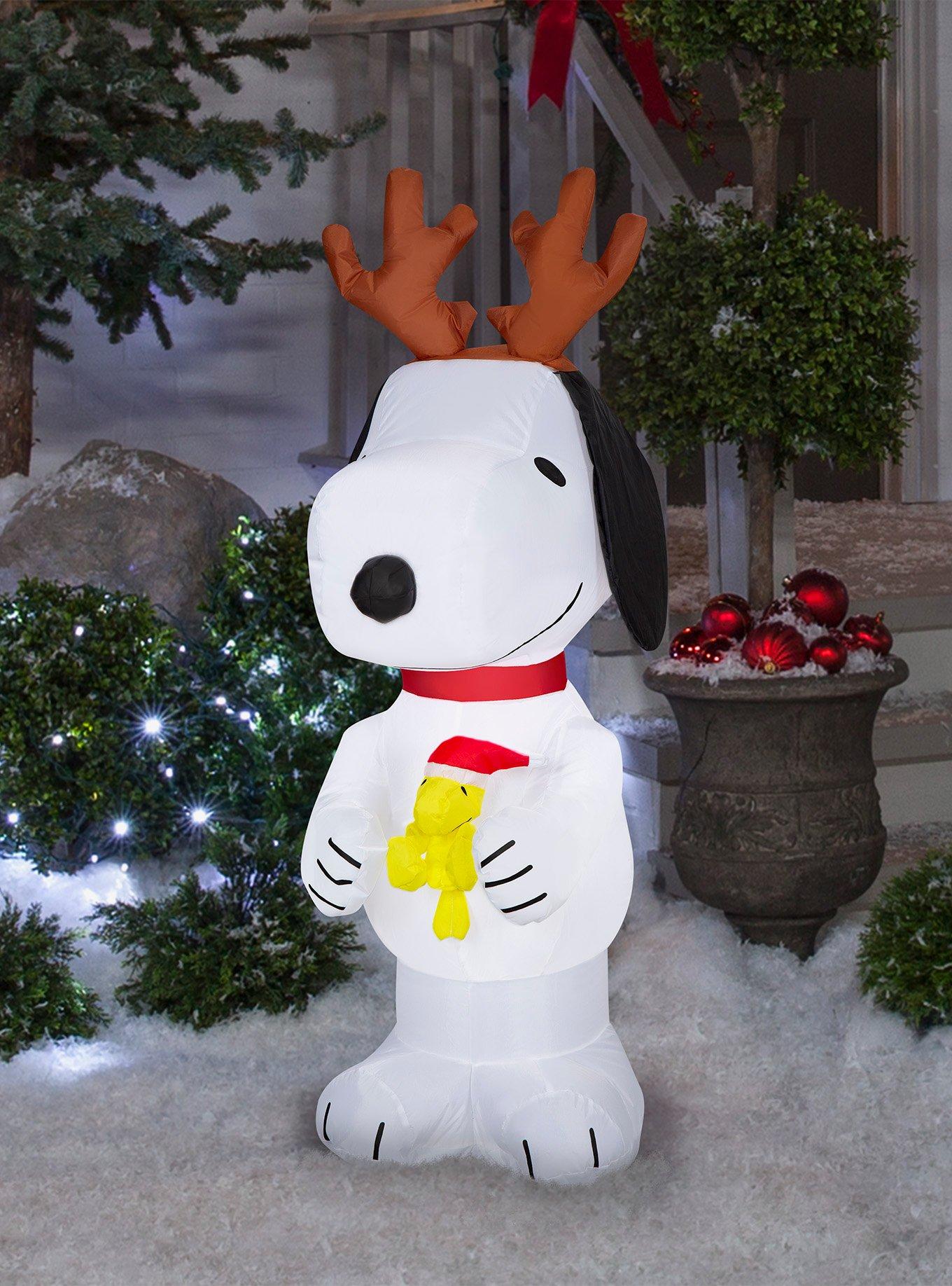 Peanuts Snoopy and Woodstock Airblown Inflatable, , alternate